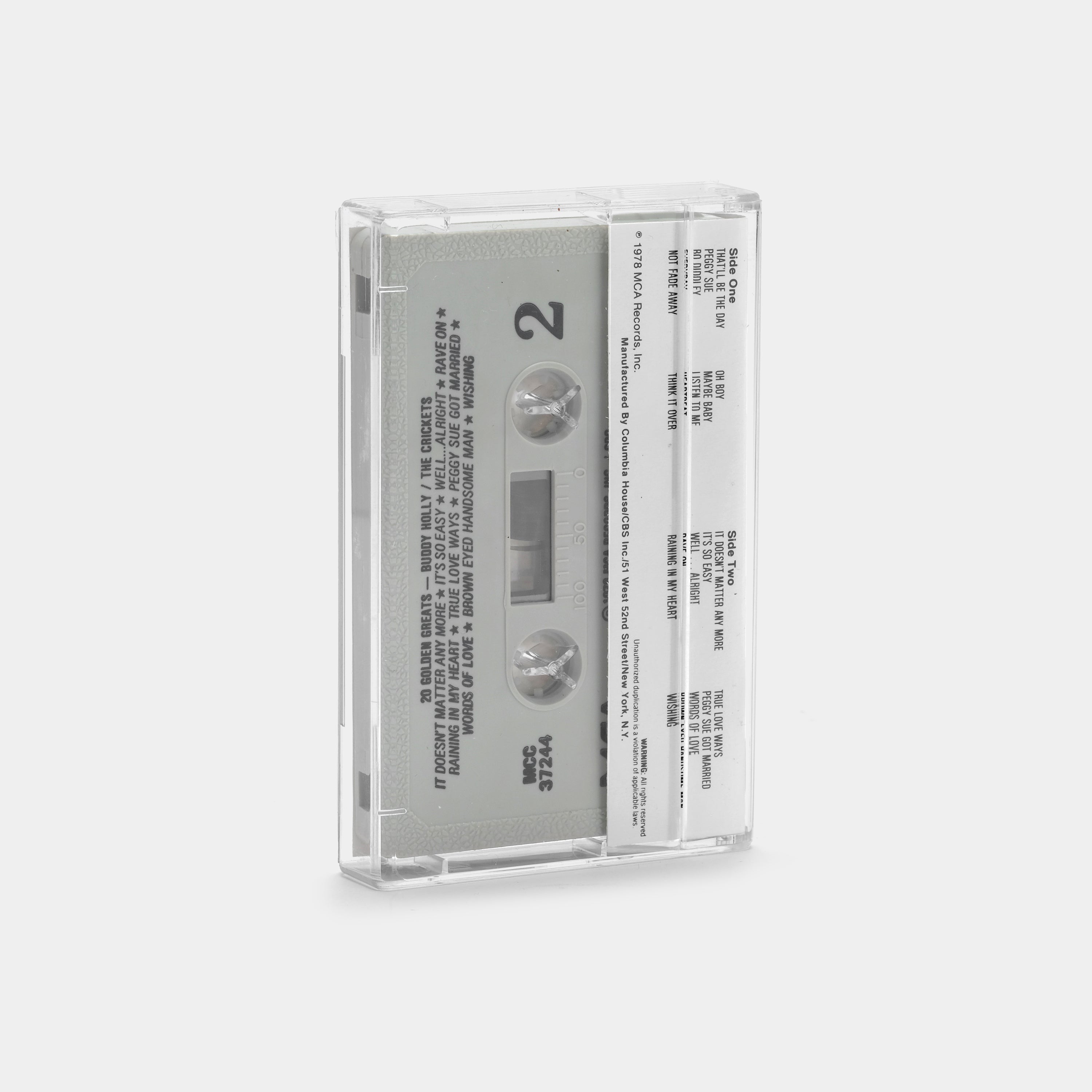 Buddy Holly / The Crickets - 20 Golden Greats Cassette Tape