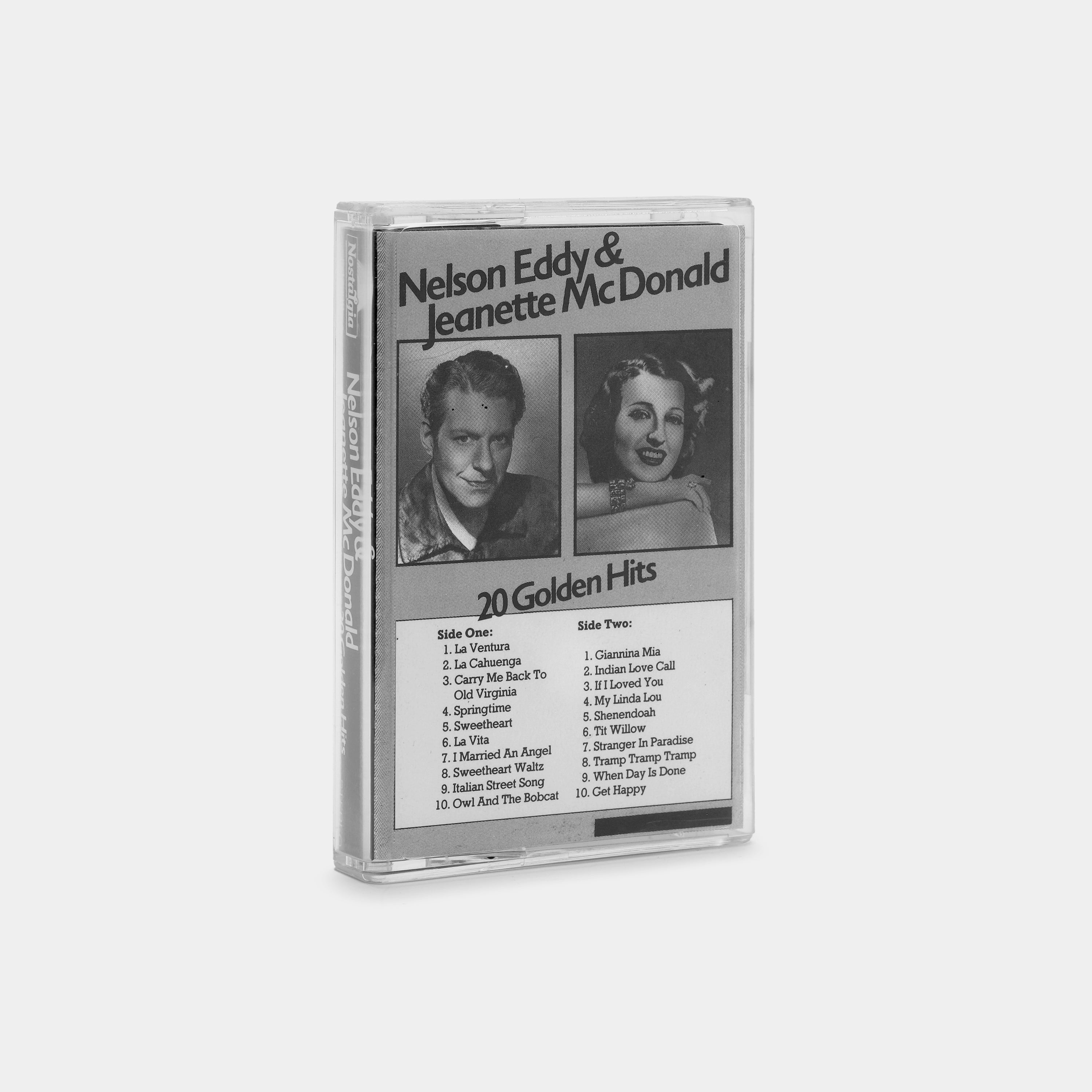 Nelson Eddy & Jeanette McDonald - 20 Golden Hits Cassette Tape