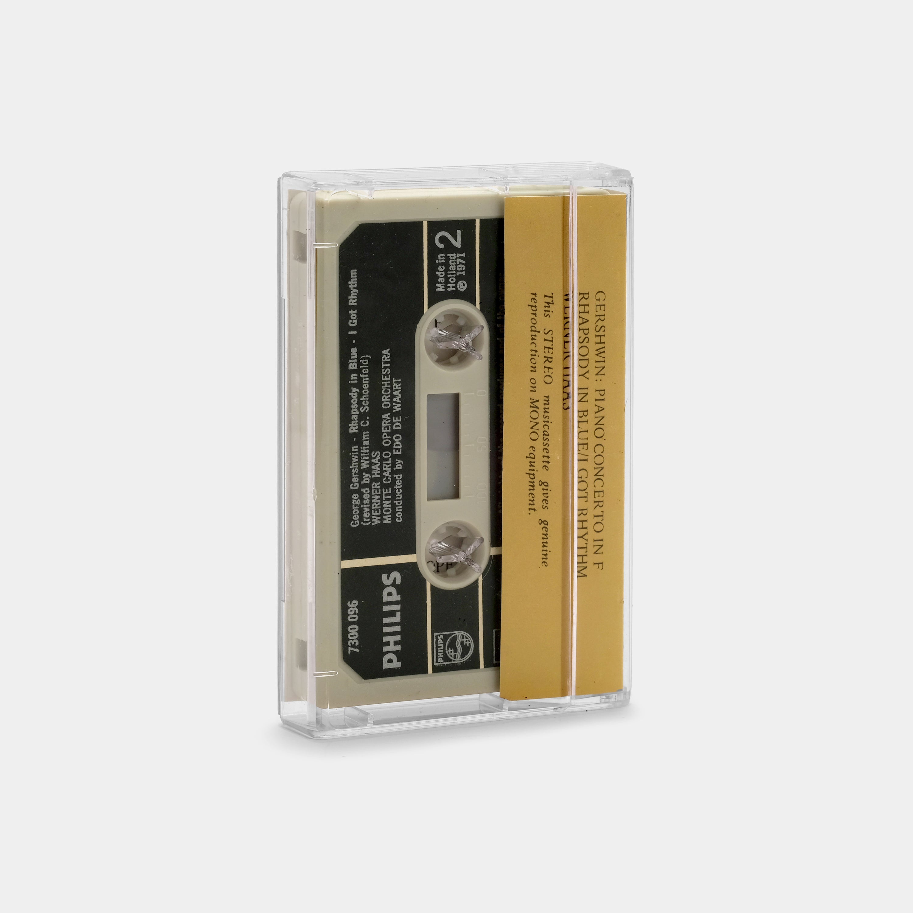 Monte Carlo Opera Orchestra - Gershwin: Piano Concerto In F - Rhapsody In Blue/I Got Rhythm Cassette Tape