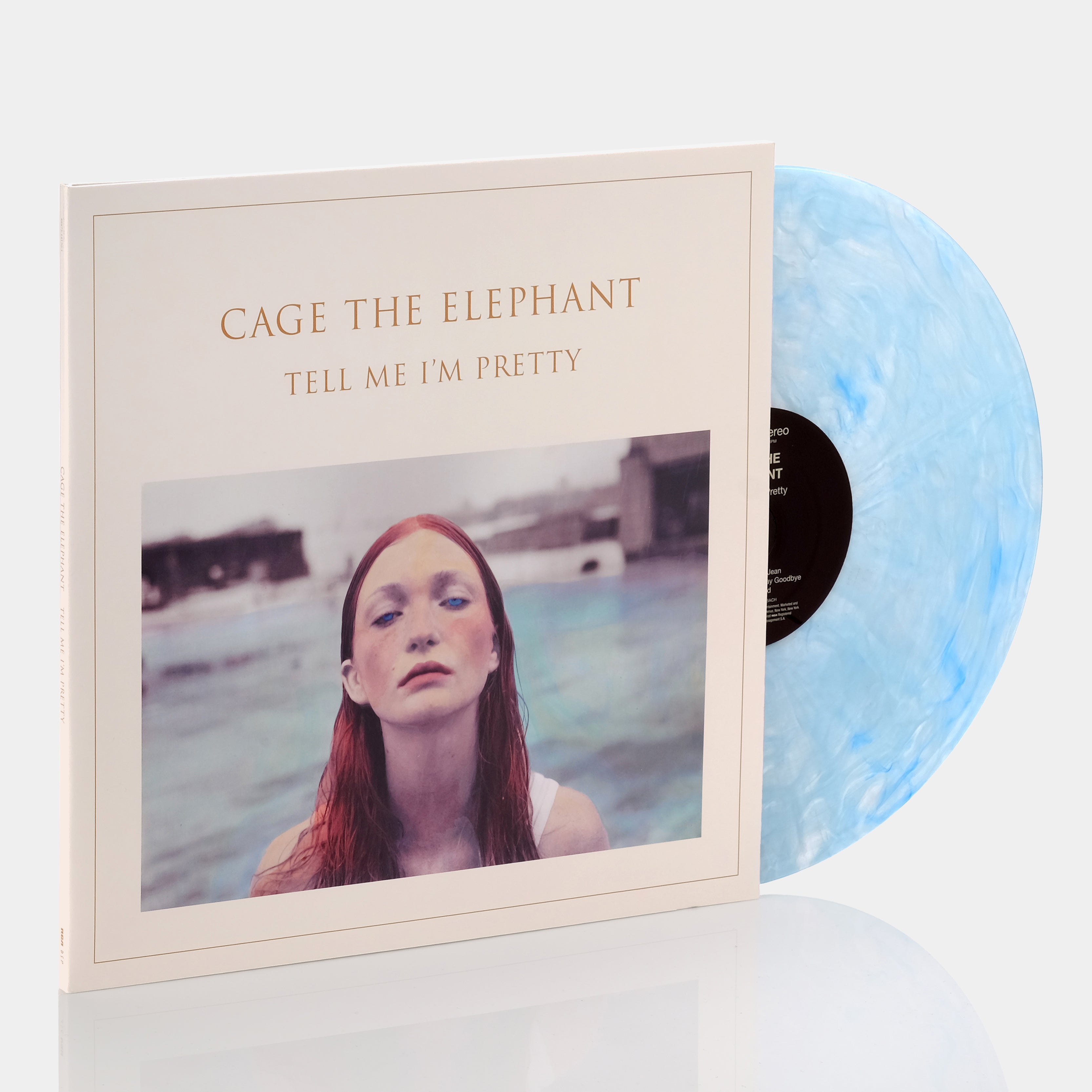 Cage The Elephant - Tell Me I'm Pretty LP Clear Blue Smoky Swirl Vinyl Record