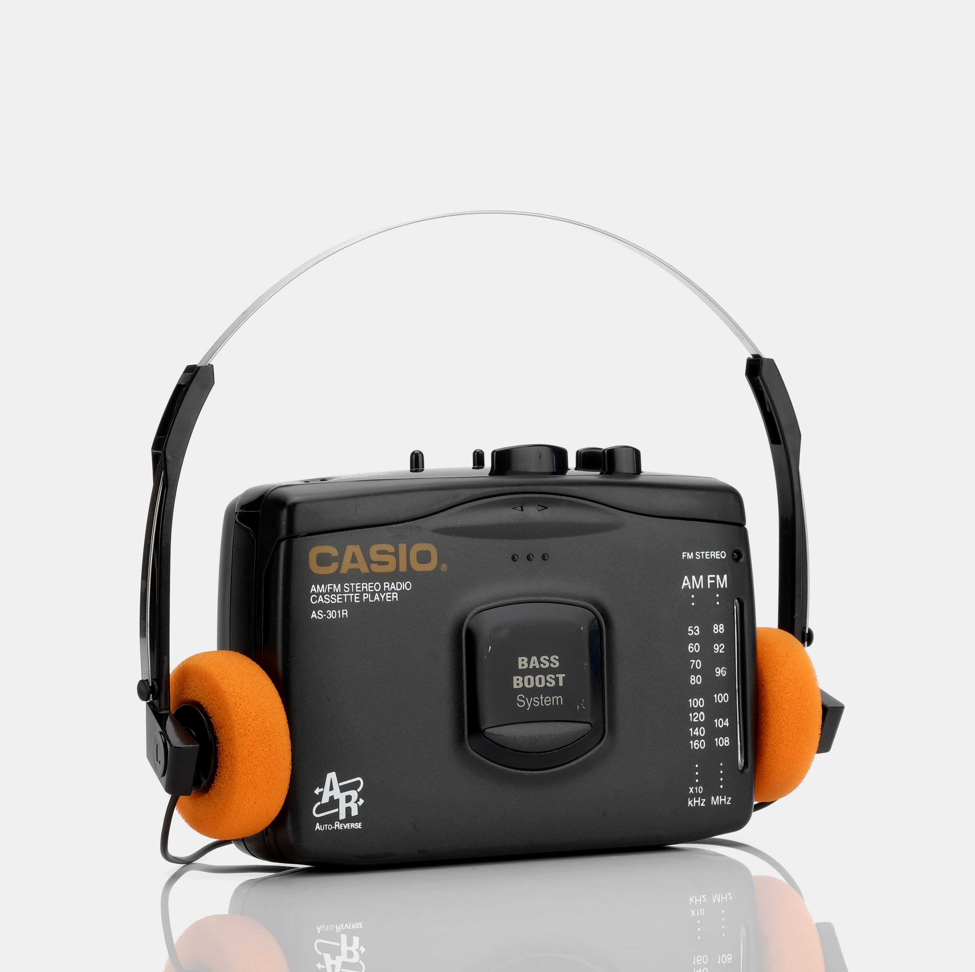 Casio AS-301R AM/FM Portable Cassette Player