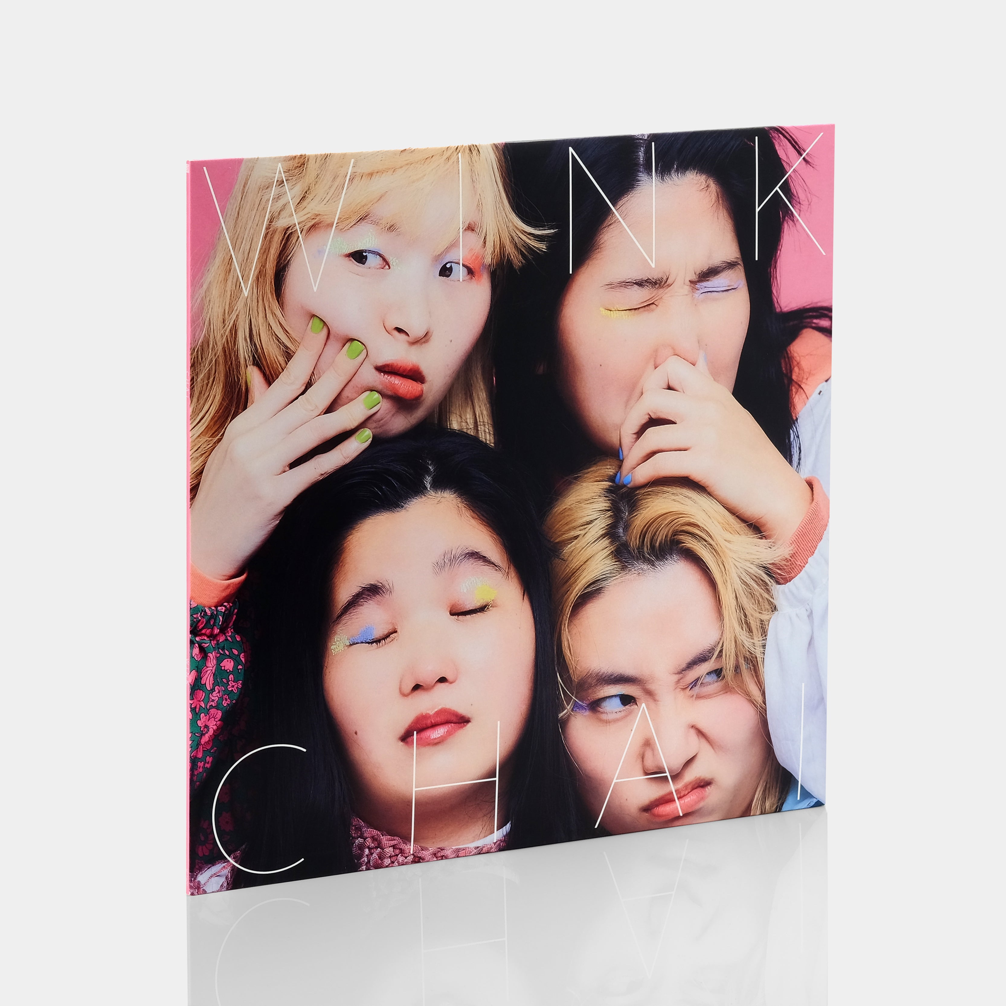 CHAI - WINK LP Red, White & Blue Swirl Vinyl Record