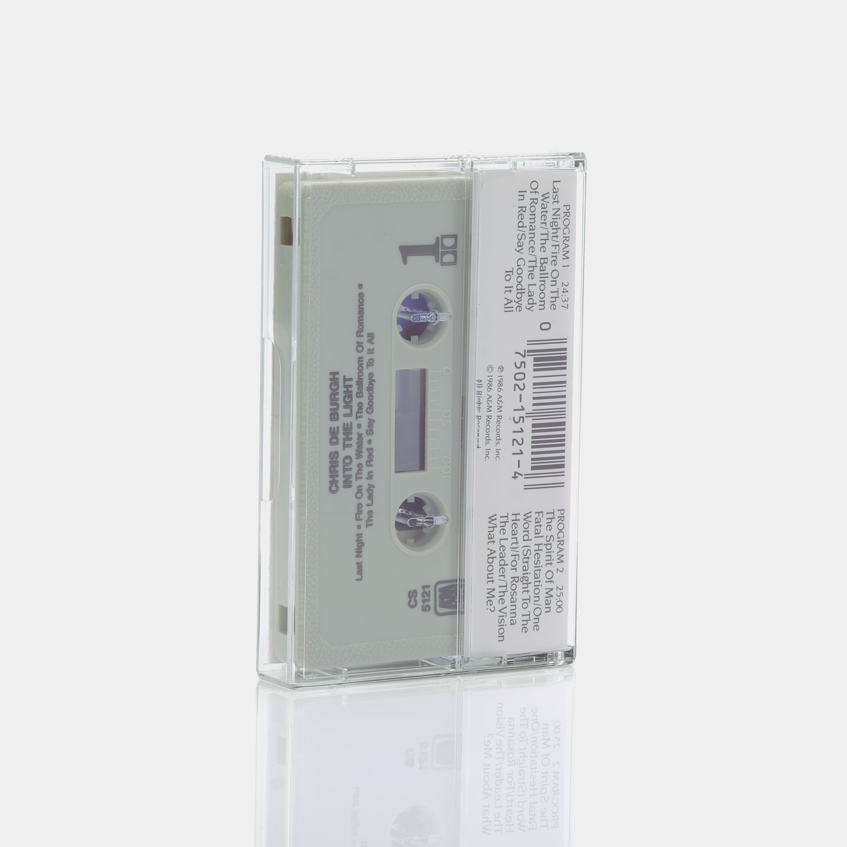 Chris De Burgh - Into The Light Cassette Tape