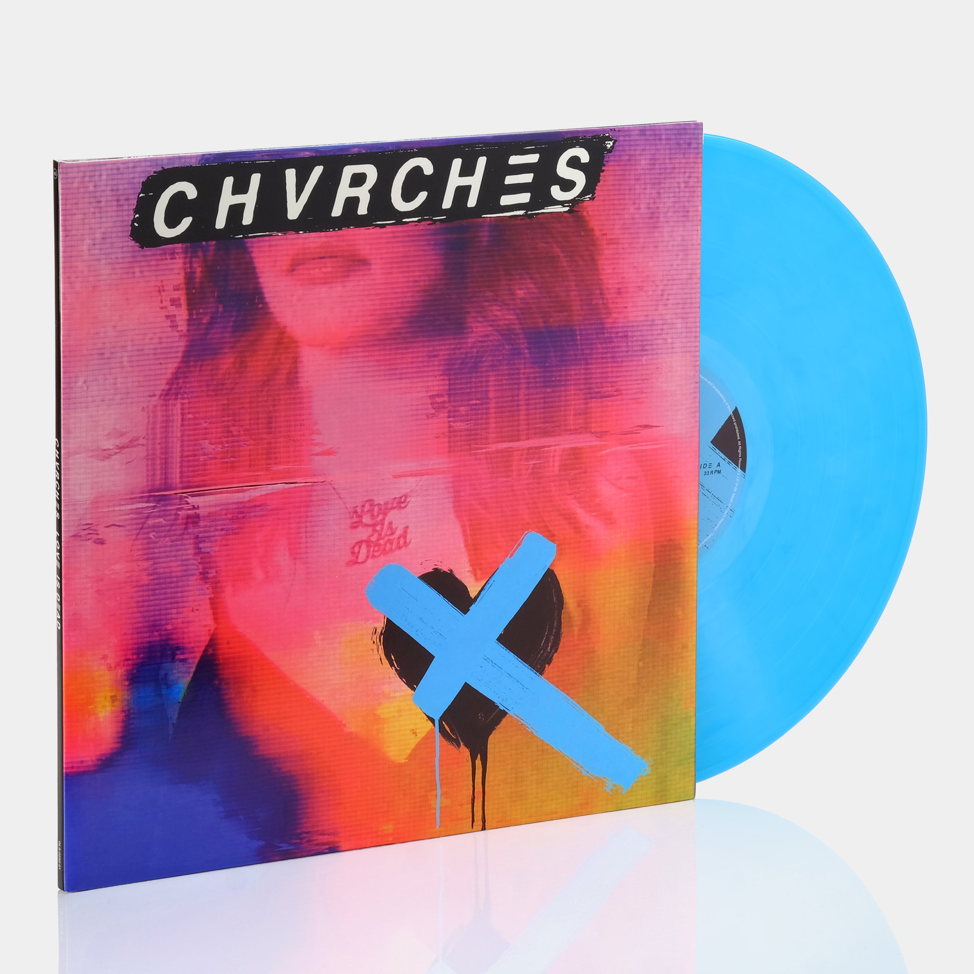 Chvrches - Love Is Dead LP Blue Vinyl Record