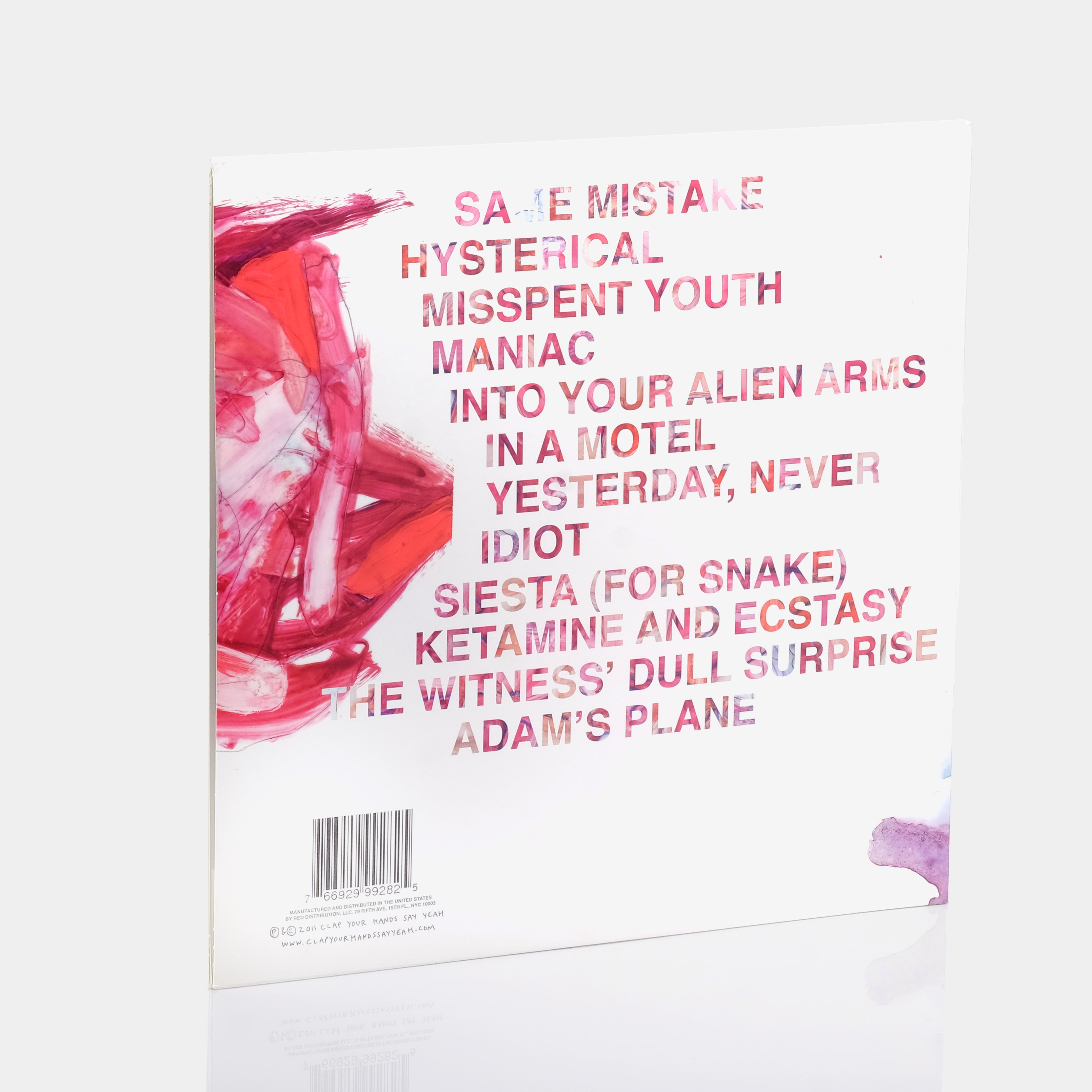 Clap Your Hands Say Yeah - Hysterical LP Blue Marble Vinyl Record