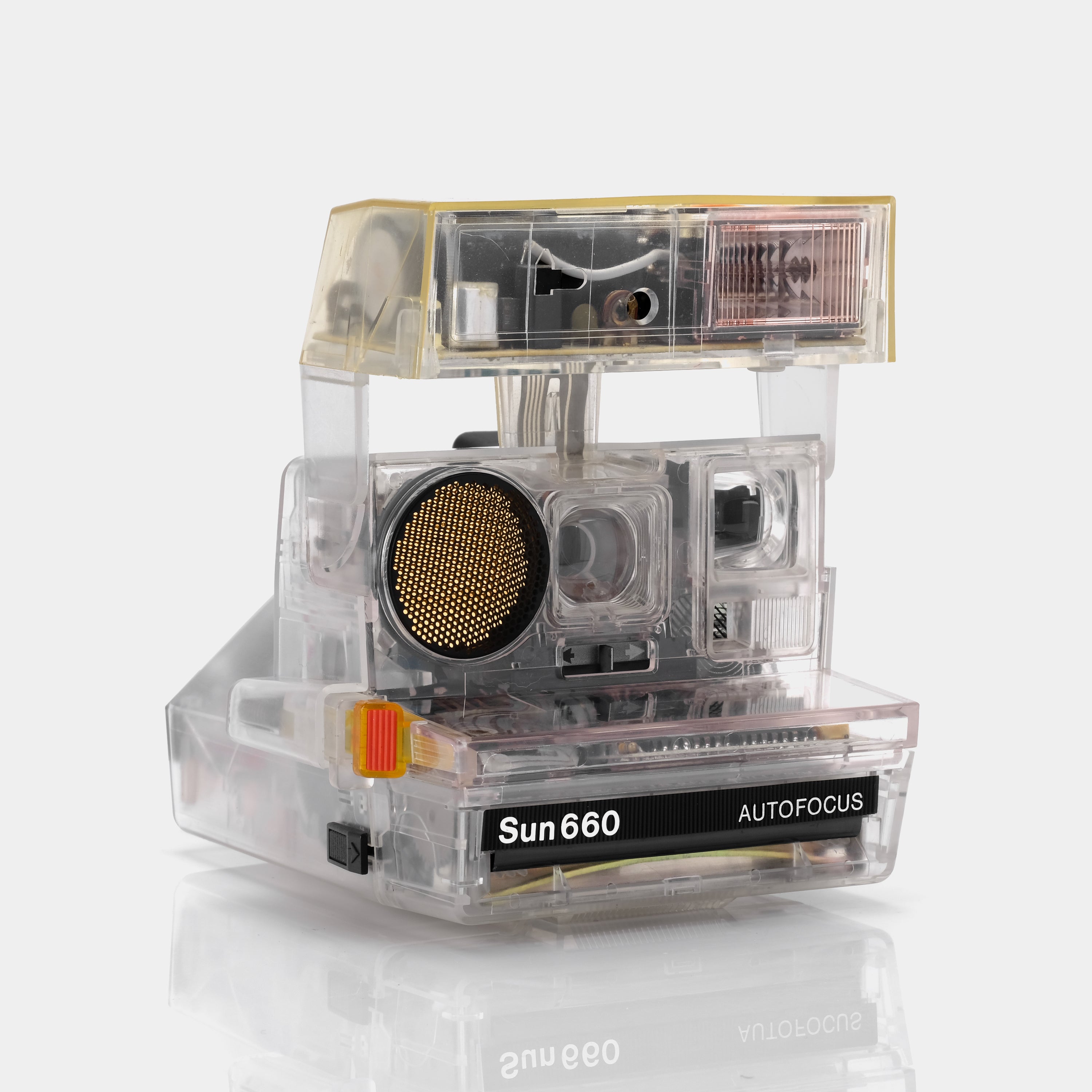 Polaroid 600 Rare Demo Sun660 Autofocus Clear Instant Film Camera