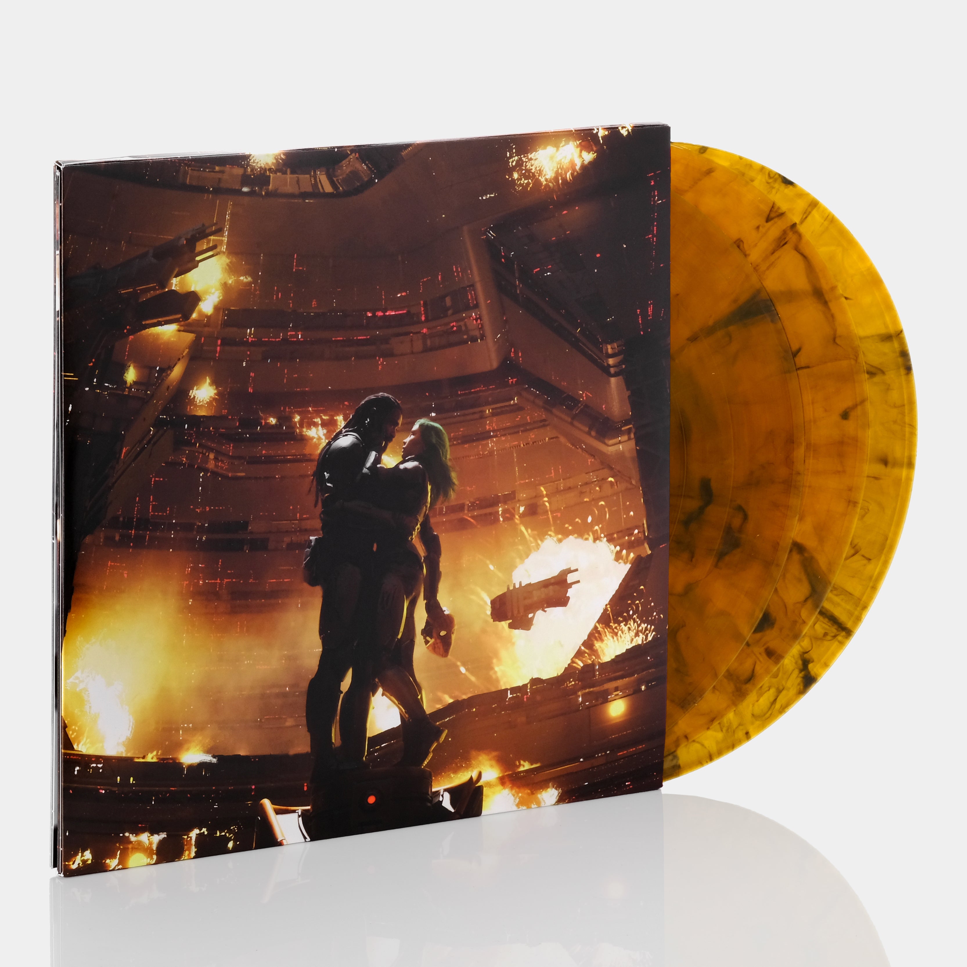 Coheed And Cambria - The Unheavenly Creatures 3xLP Translucent Orange with Black Smoke Vinyl Record