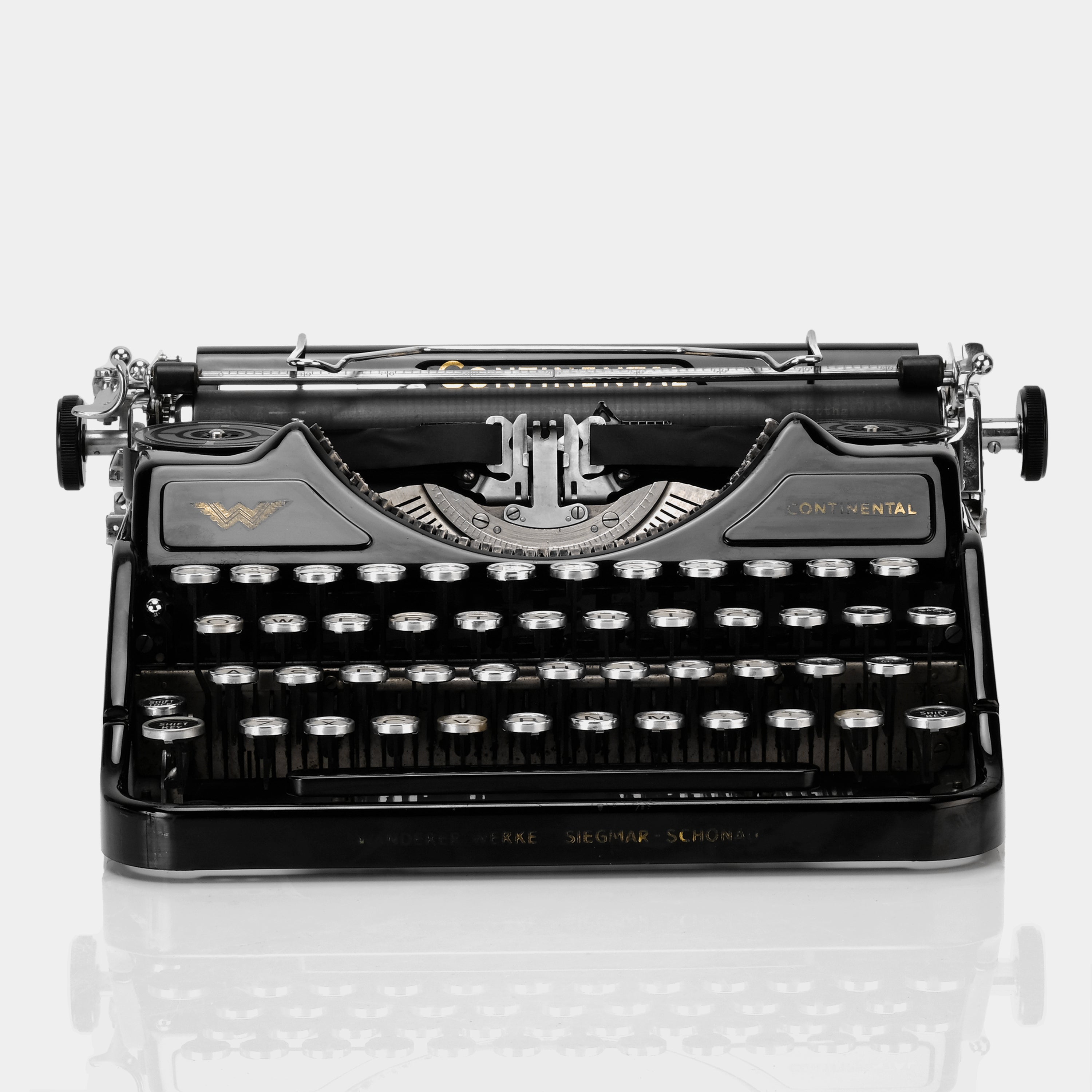 Wanderer-Werke Continental Black Manual Typewriter