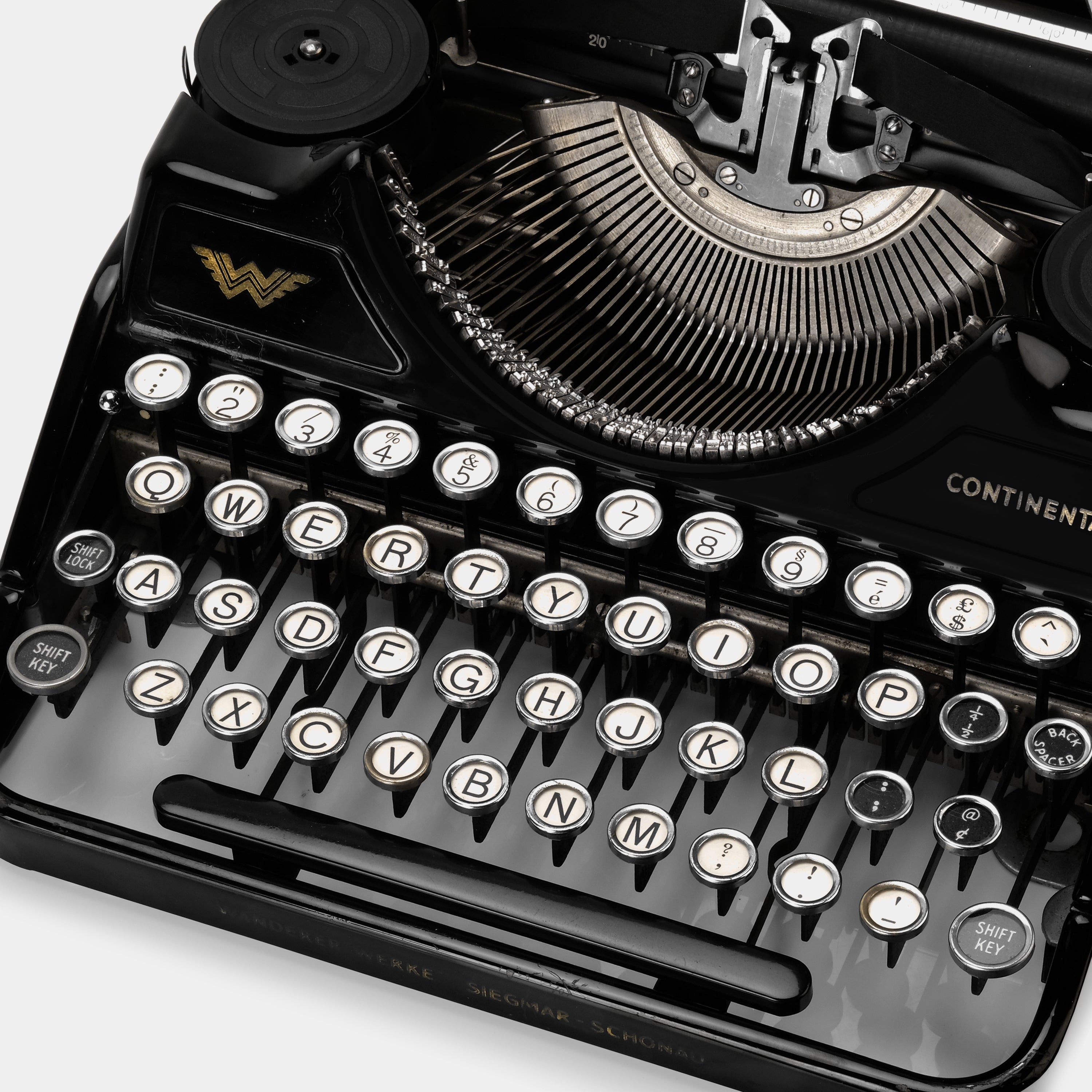 Wanderer-Werke Continental Black Manual Typewriter