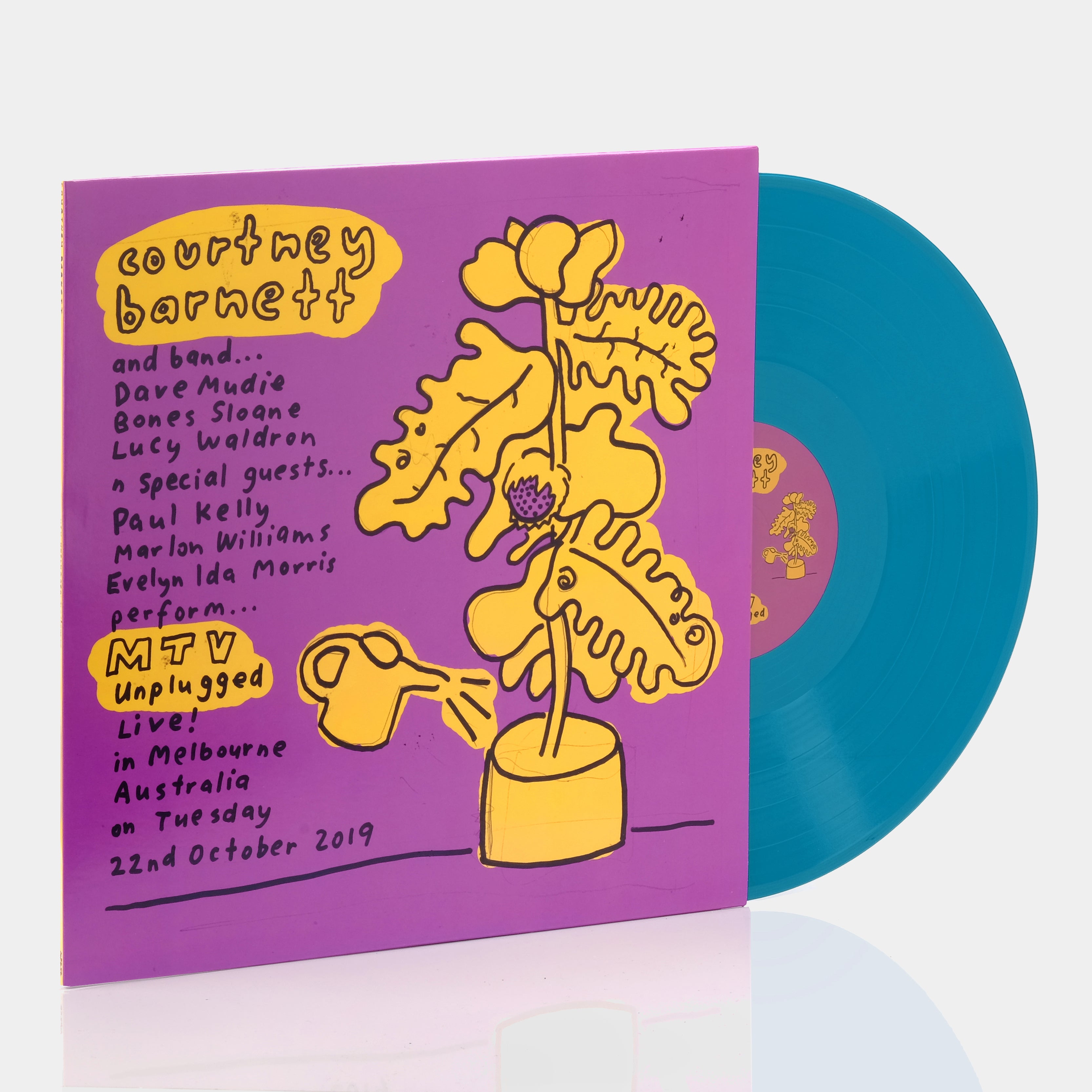 Courtney Barnett - MTV Unplugged (Live In Melbourne) LP Aqua Blue Vinyl Record