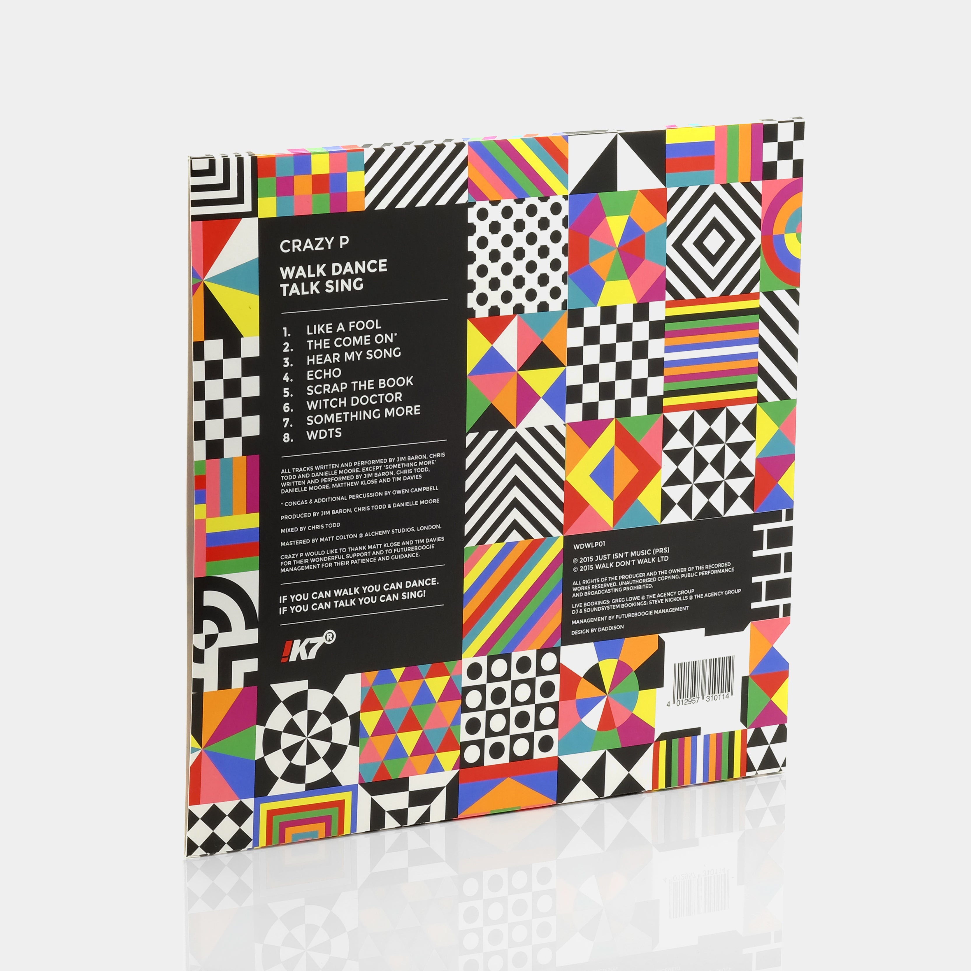 Crazy P - Walk Dance Talk Sing 2xLP Vinyl Record