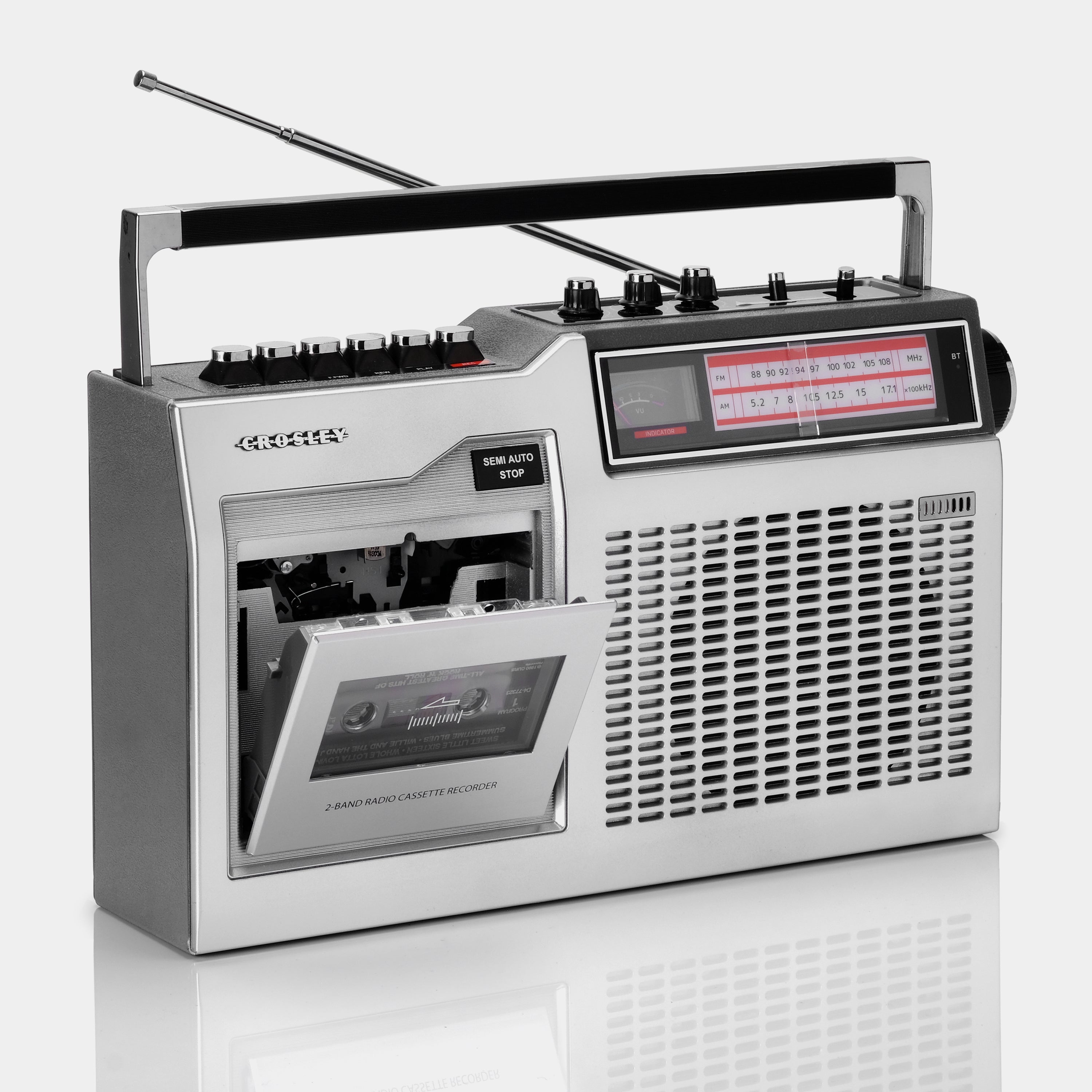 Crosley CT200 AM/FM Boombox Cassette Player