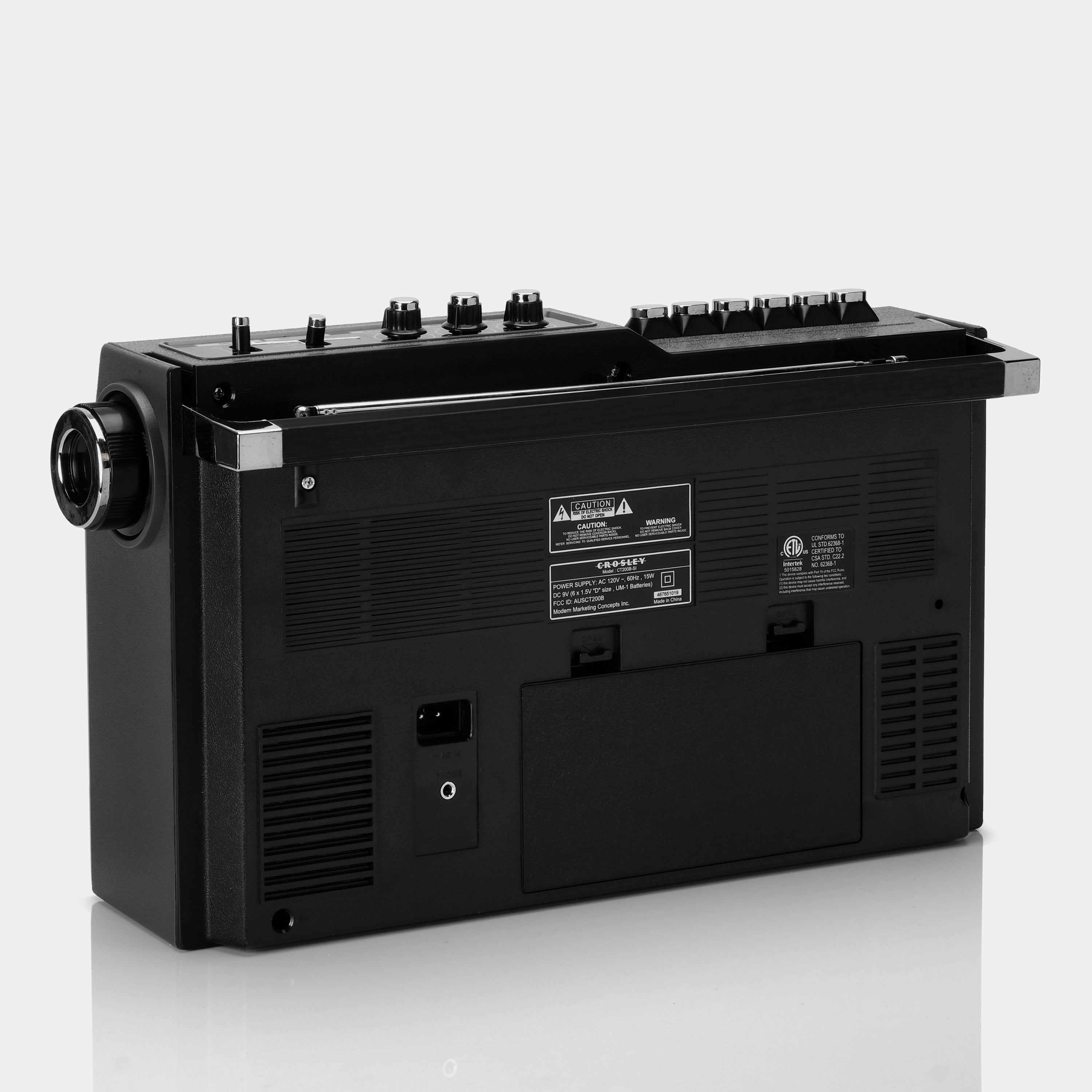 Crosley CT200 AM/FM Boombox Cassette Player