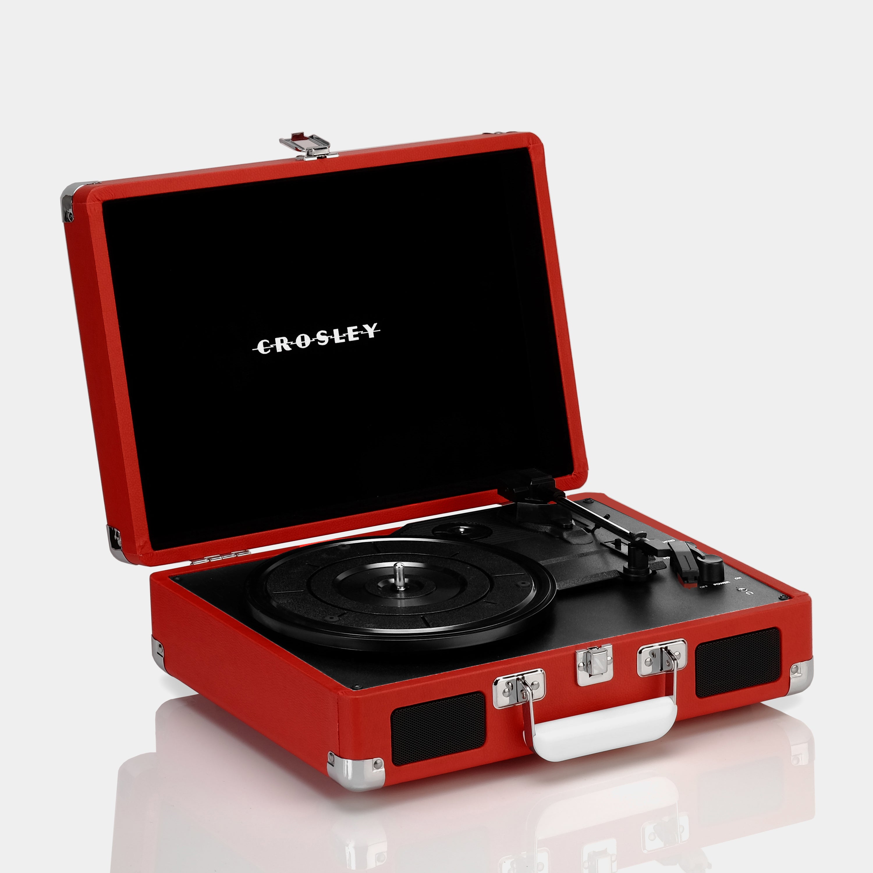 Crosley Cruiser Plus Red Turntable with Bluetooth