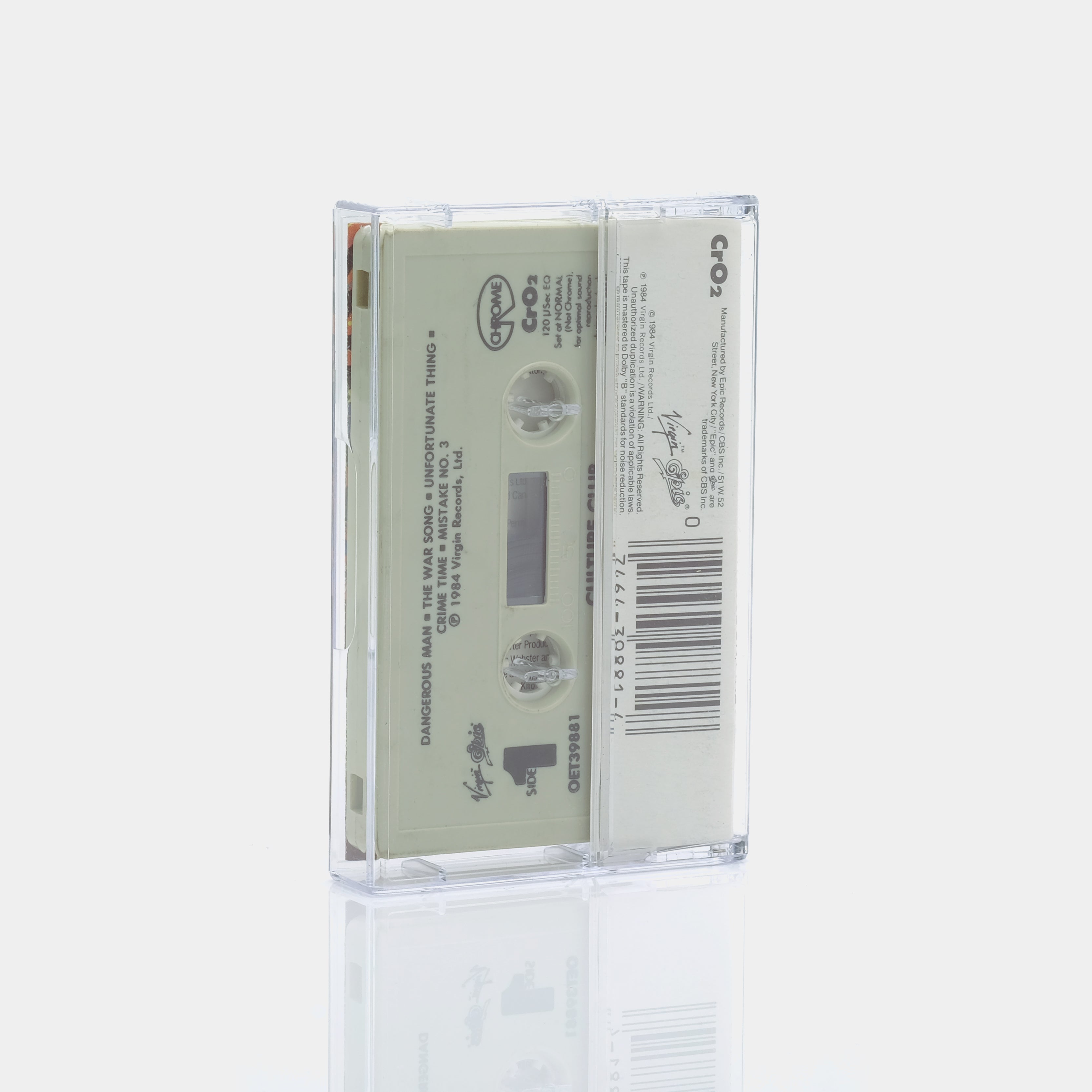 Culture Club - Waking Up With The House On Fire Cassette Tape