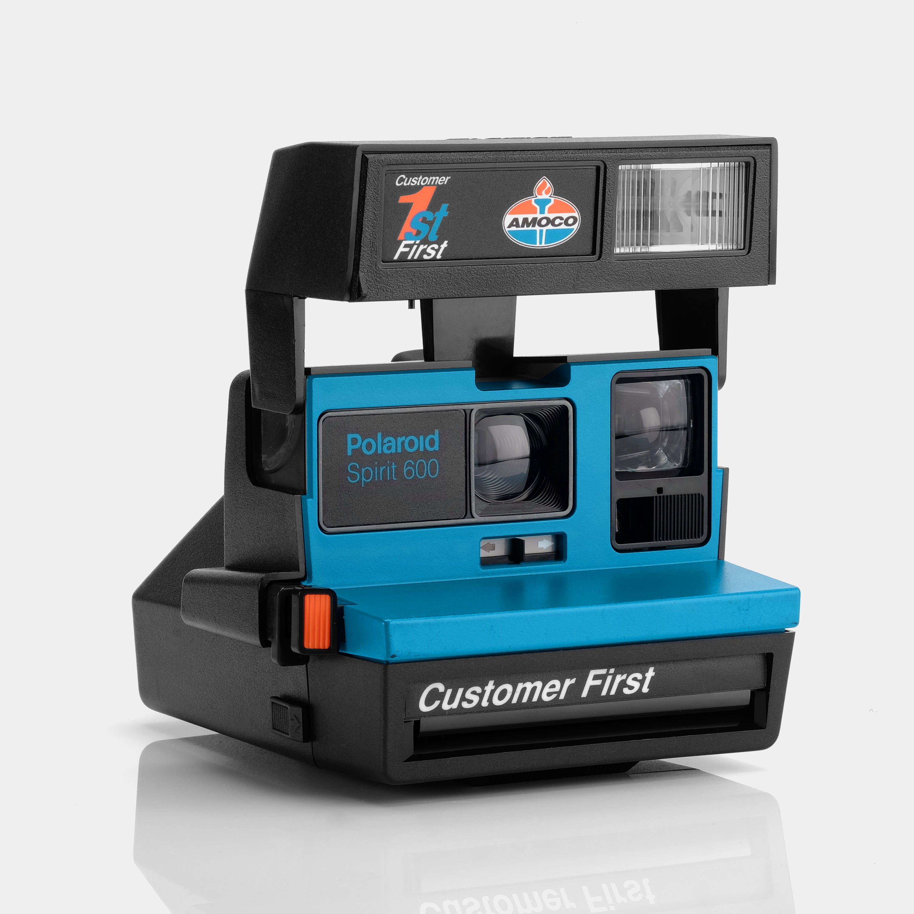 Polaroid 600 Amoco Customer First Spirit 600 Blue Instant Film Camera