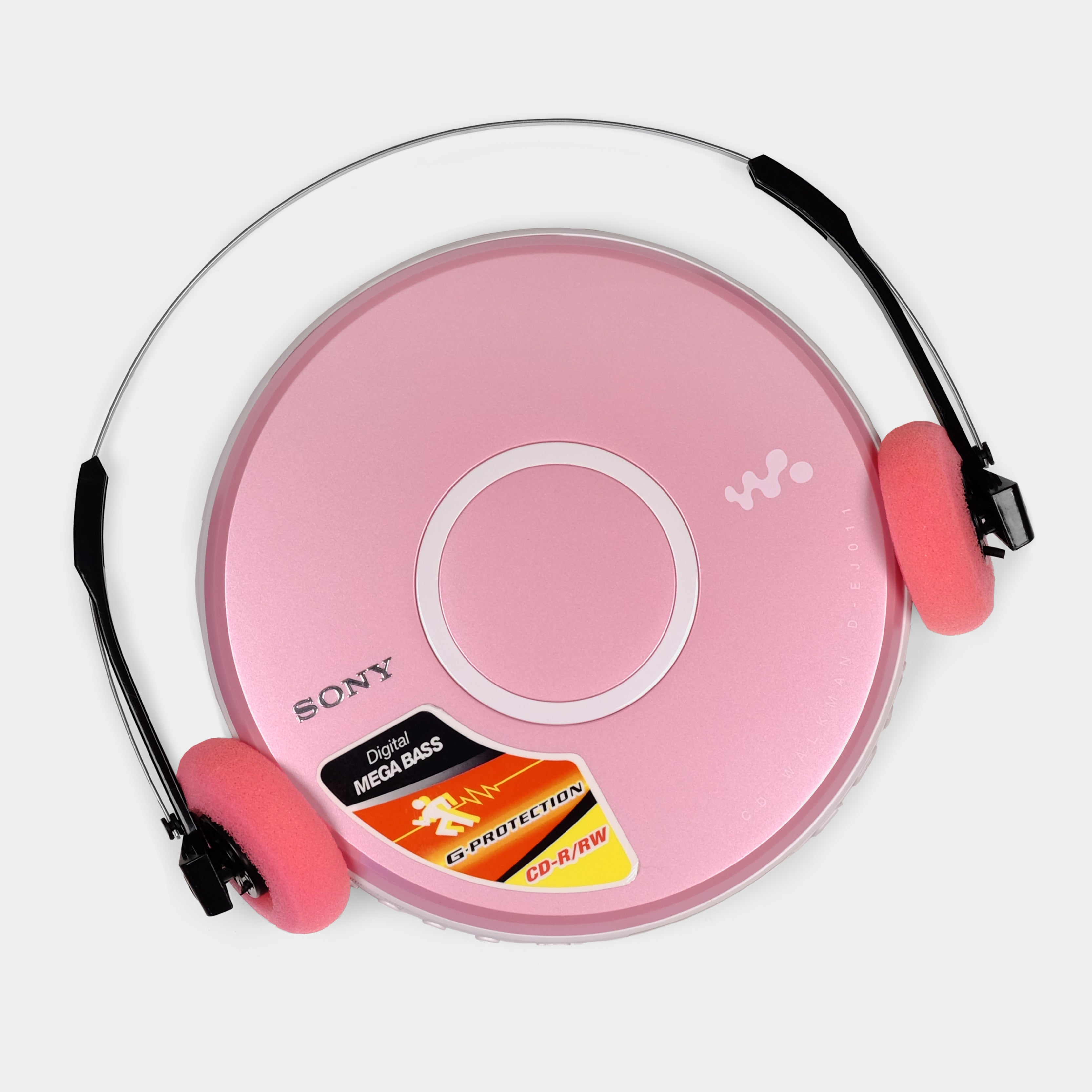 Sony Walkman D-EJ011 Pink Portable CD Player