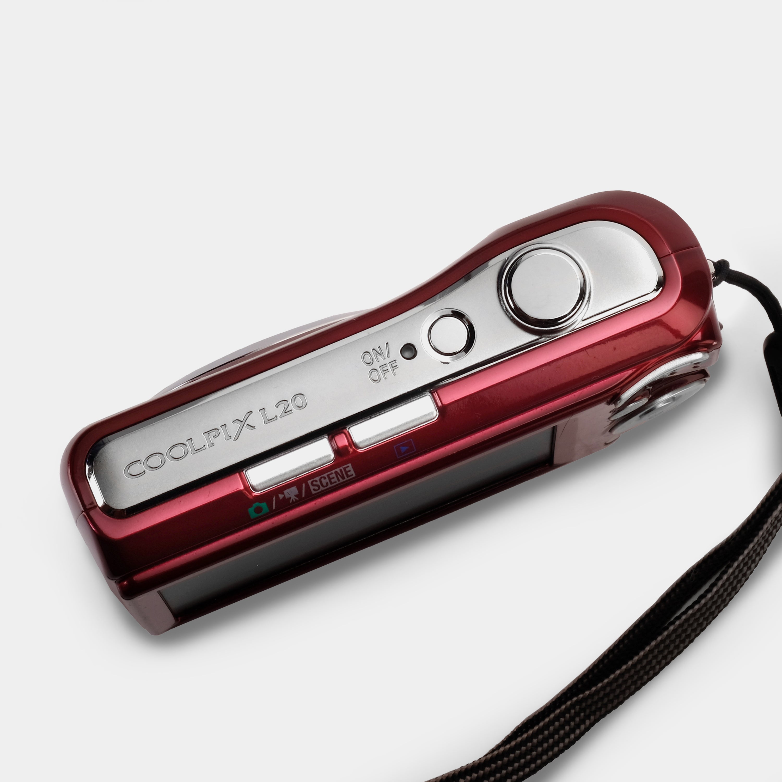 Nikon Coolpix L20 Maroon Point and Shoot Digital Camera