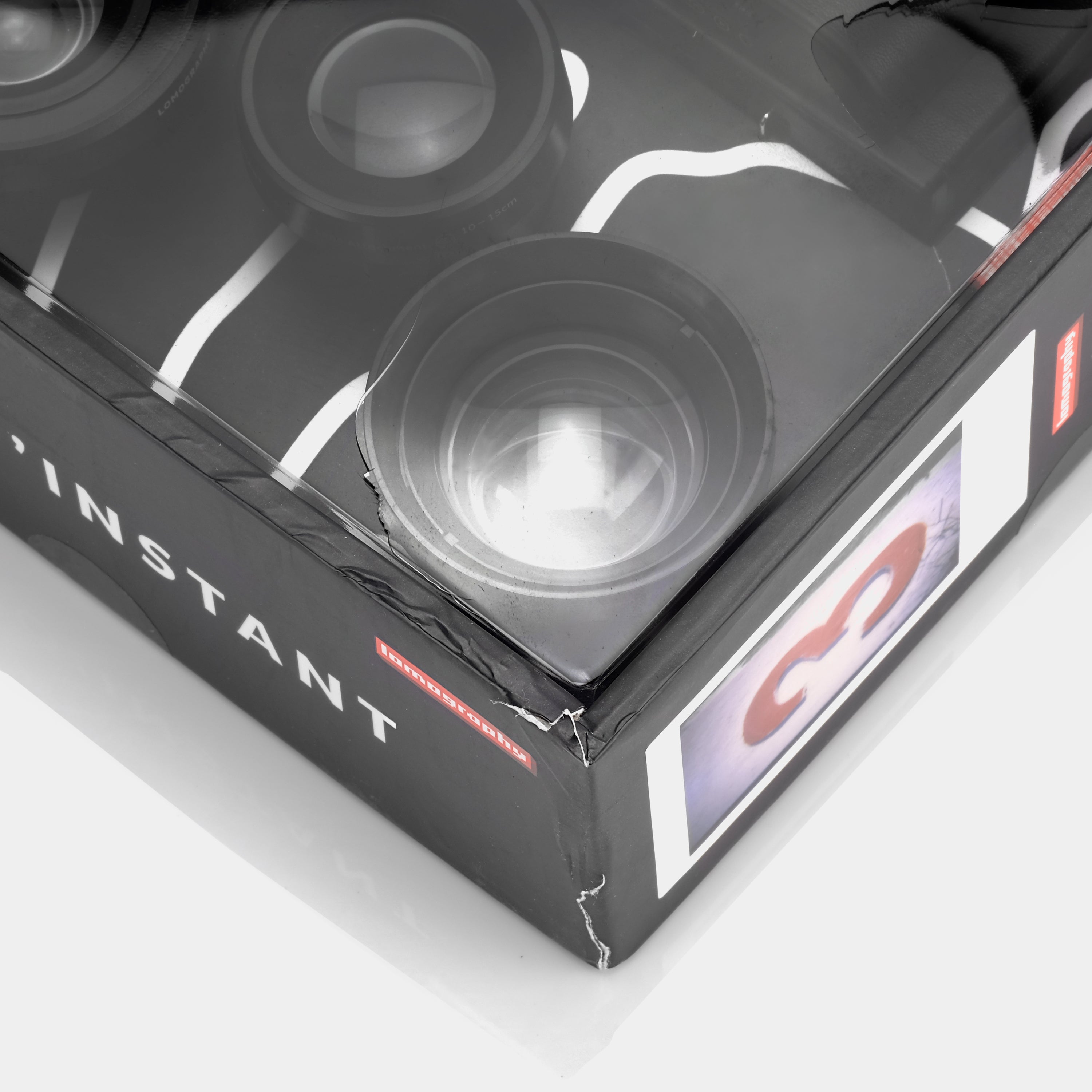 Lomography Lomo'Instant Instax Mini Black Instant Film Camera and Lenses (Damaged Packaging)