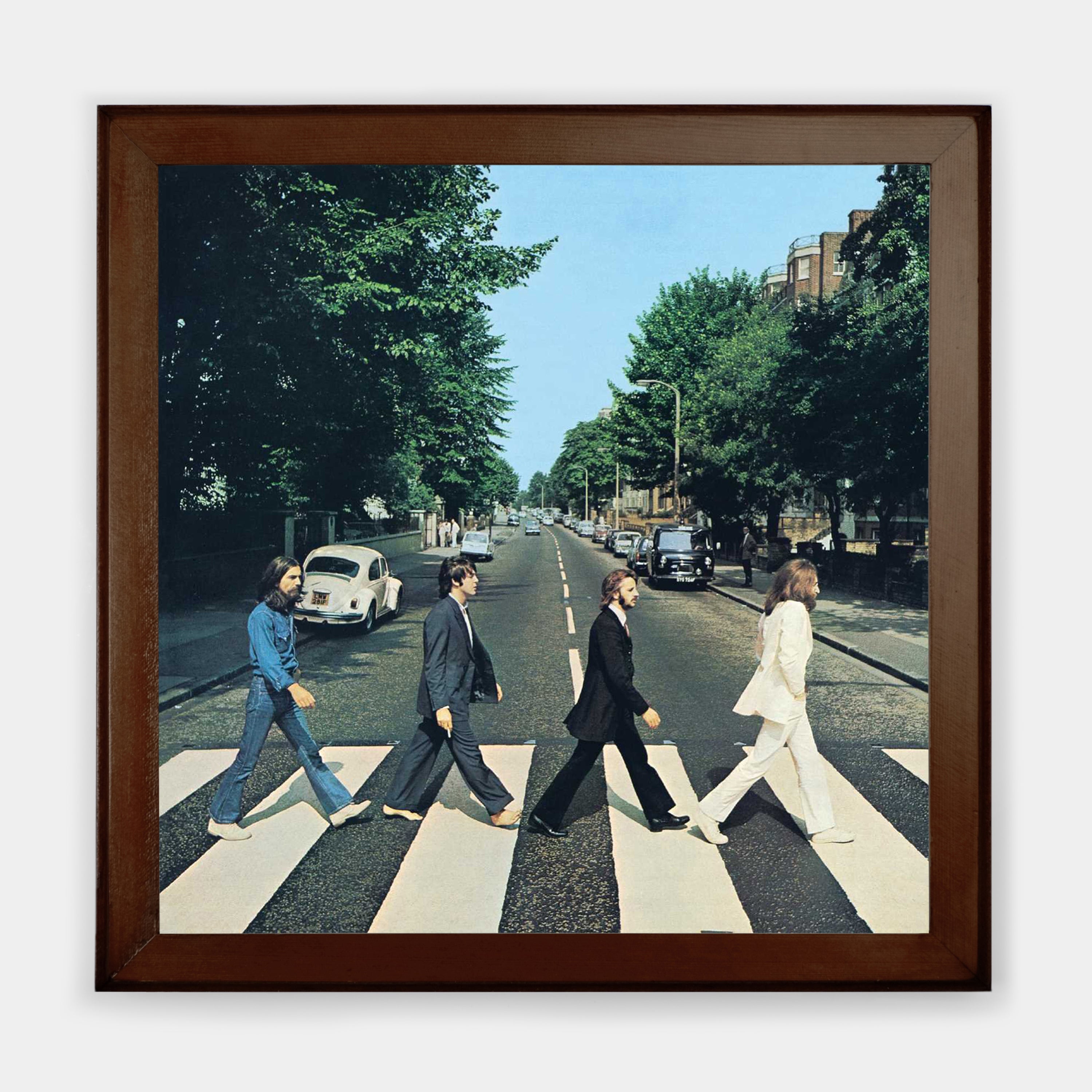 Crosley Wood Vinyl Record Frame - Mahogany