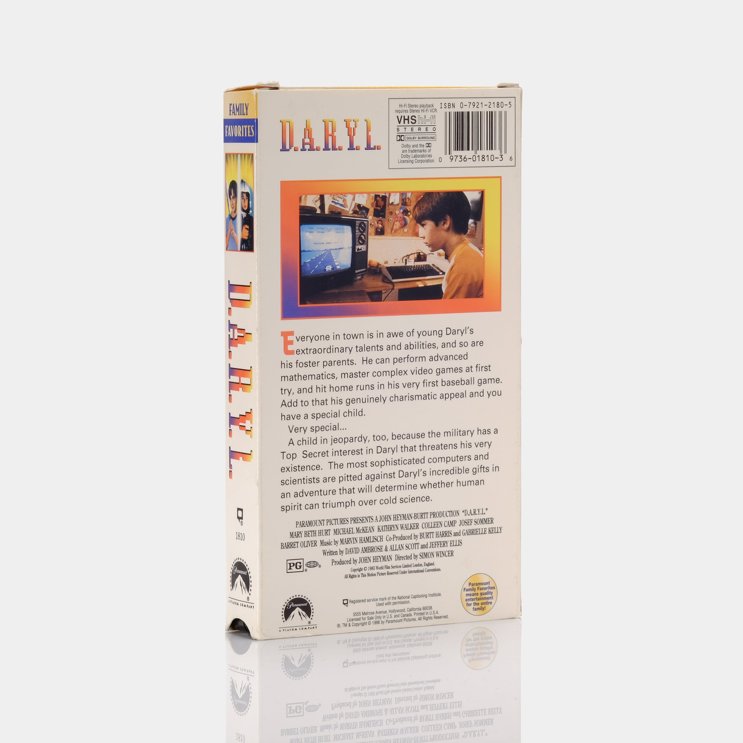 D.A.R.Y.L. VHS Tape