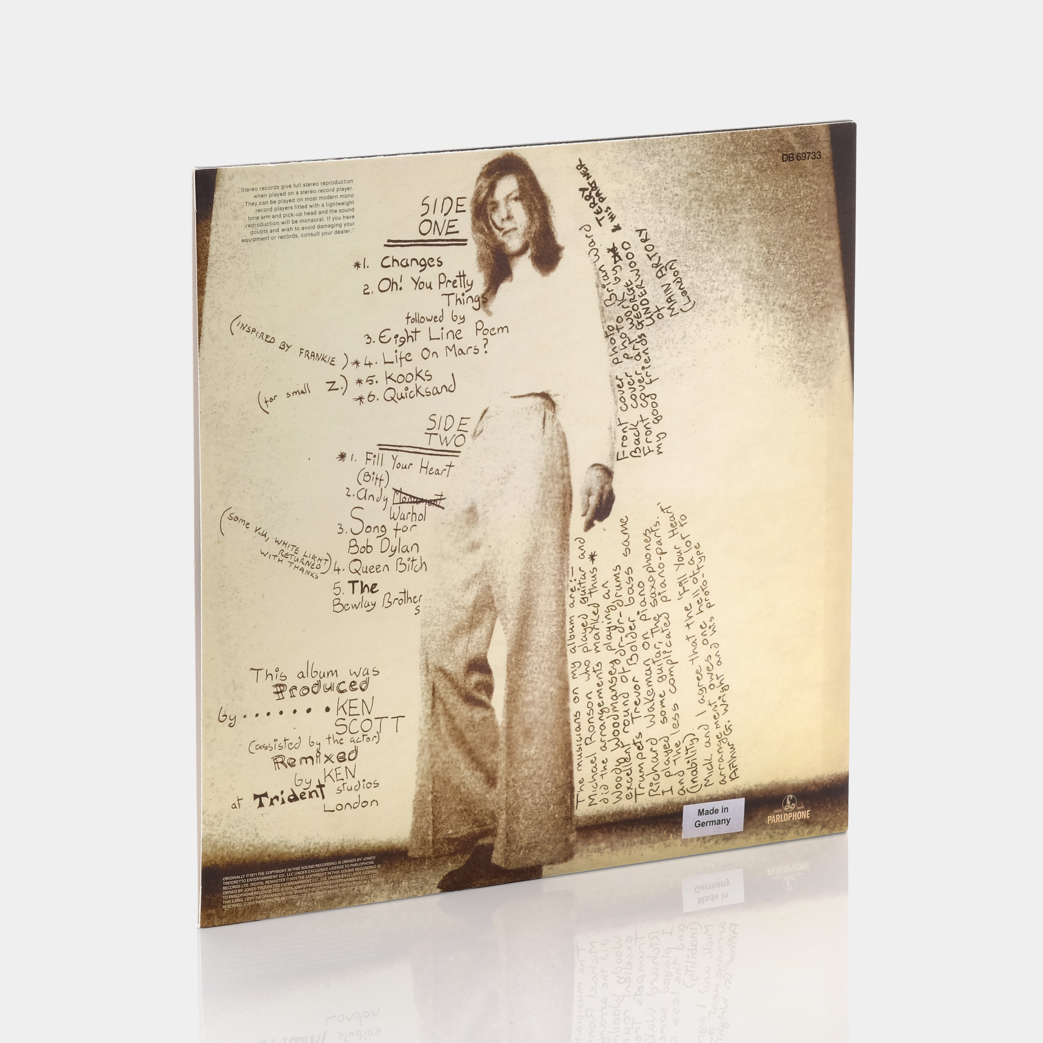 David Bowie - Hunky Dory LP Vinyl Record