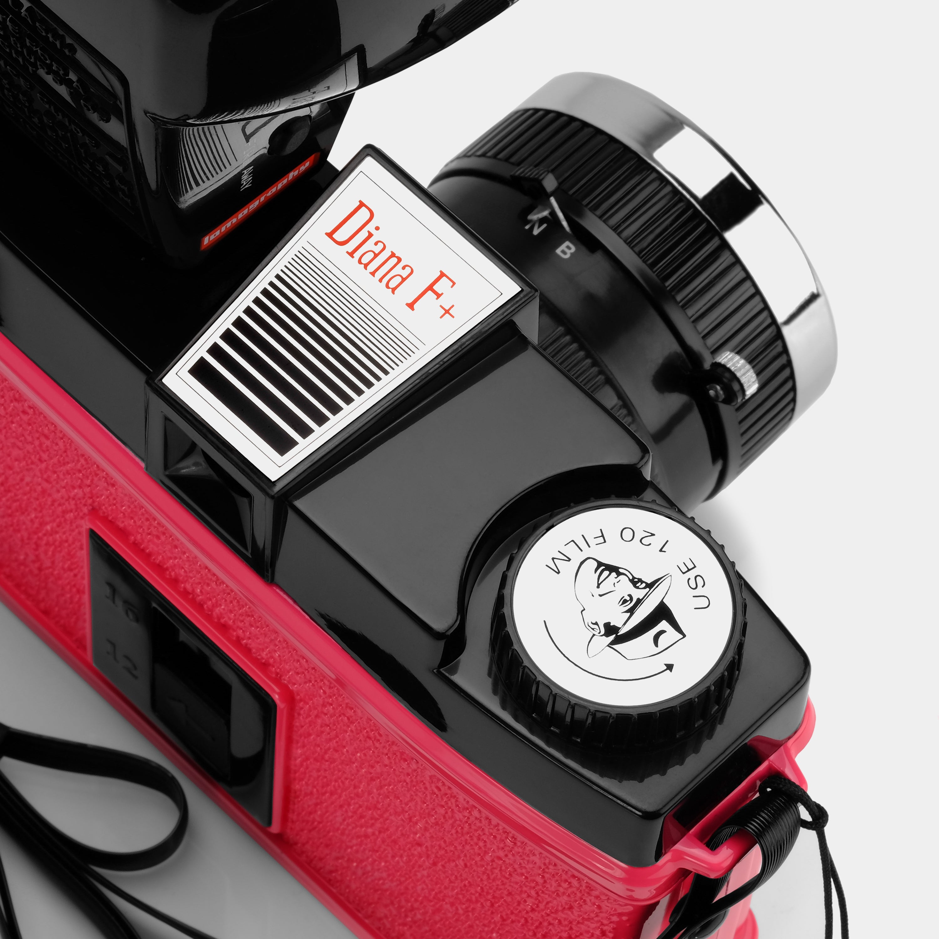 Diana F+ (Mr. Pink Edition) 120 Film Camera with Flash