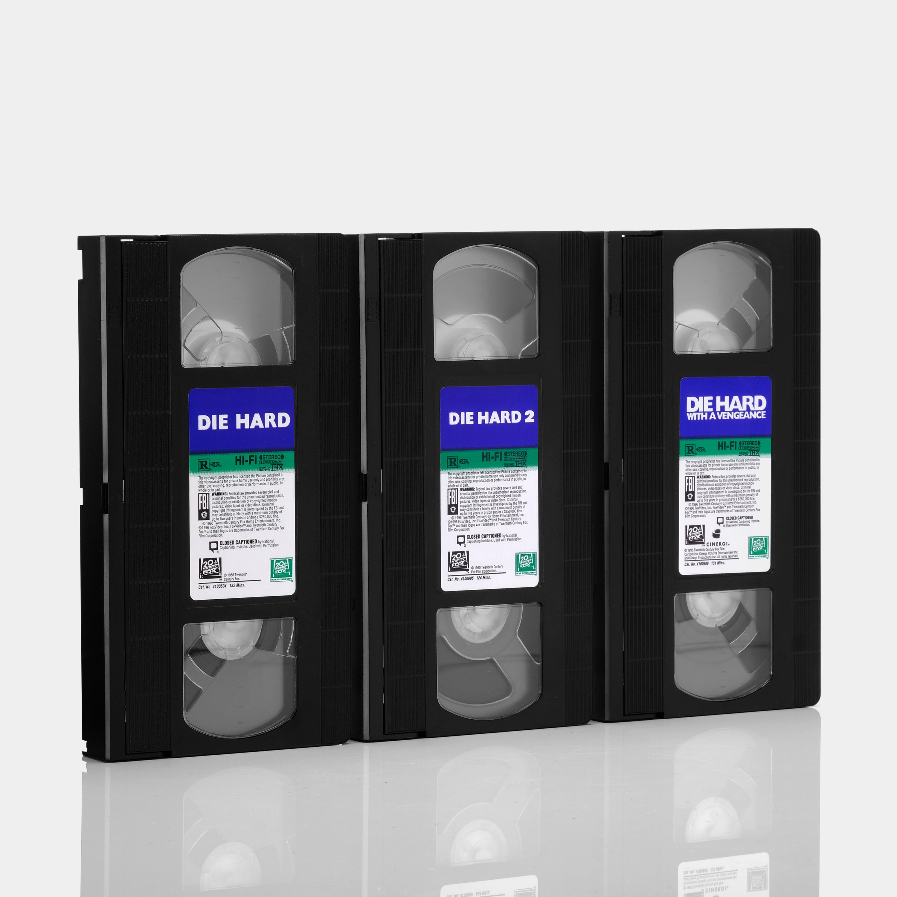 Die Hard Trilogy (Letterbox Edition) VHS Tape Set