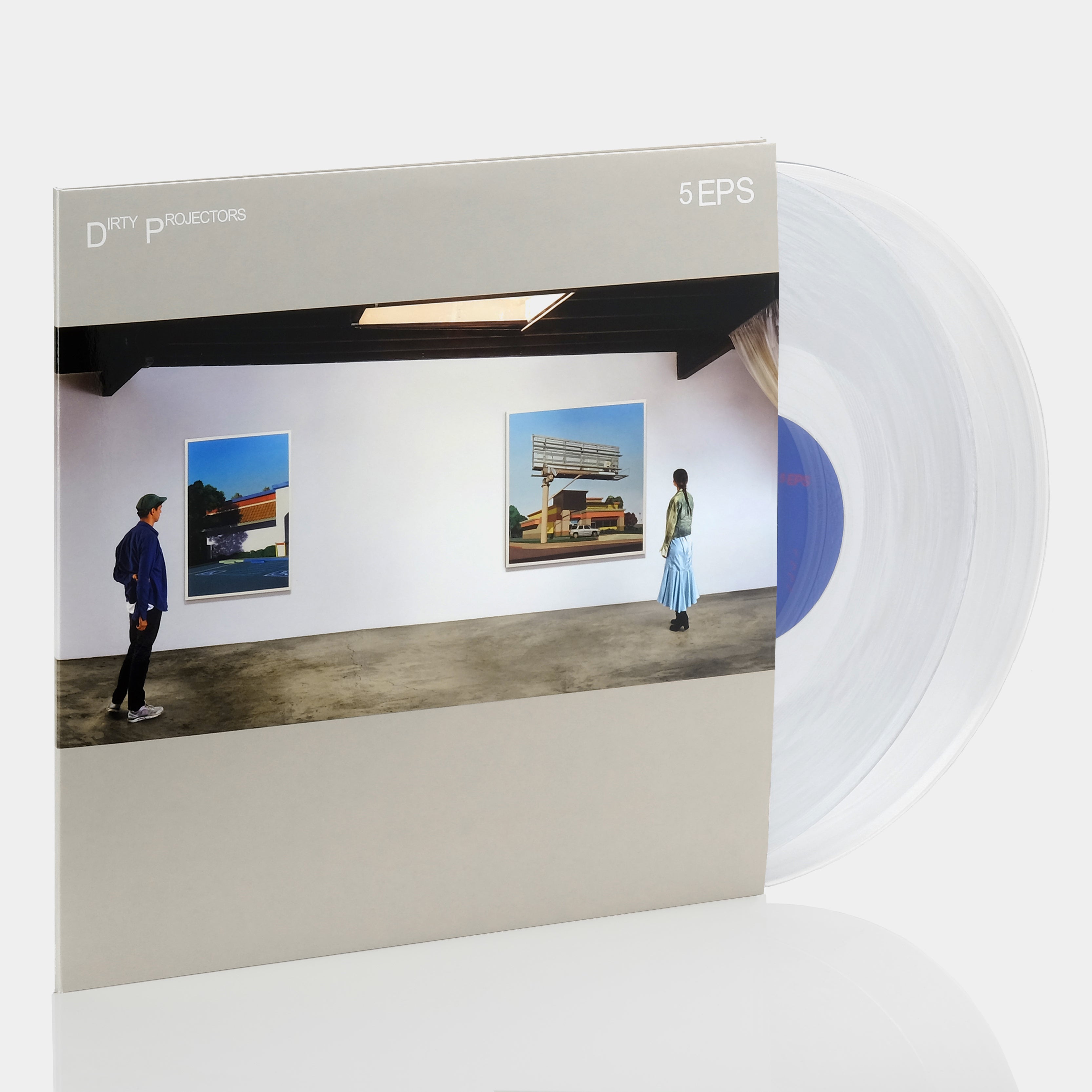 Dirty Projectors - 5EPs 2xLP Crystal Clear Vinyl Record