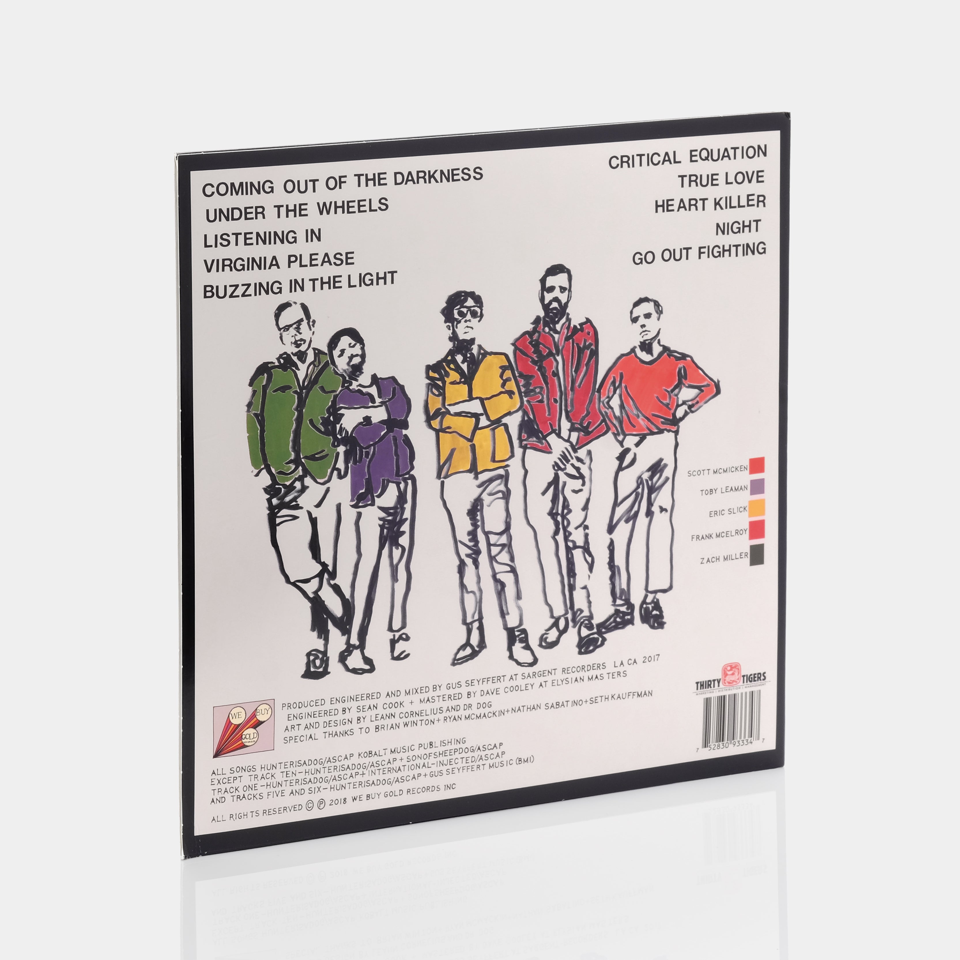 Dr. Dog - Critical Equation LP Orange Vinyl Record