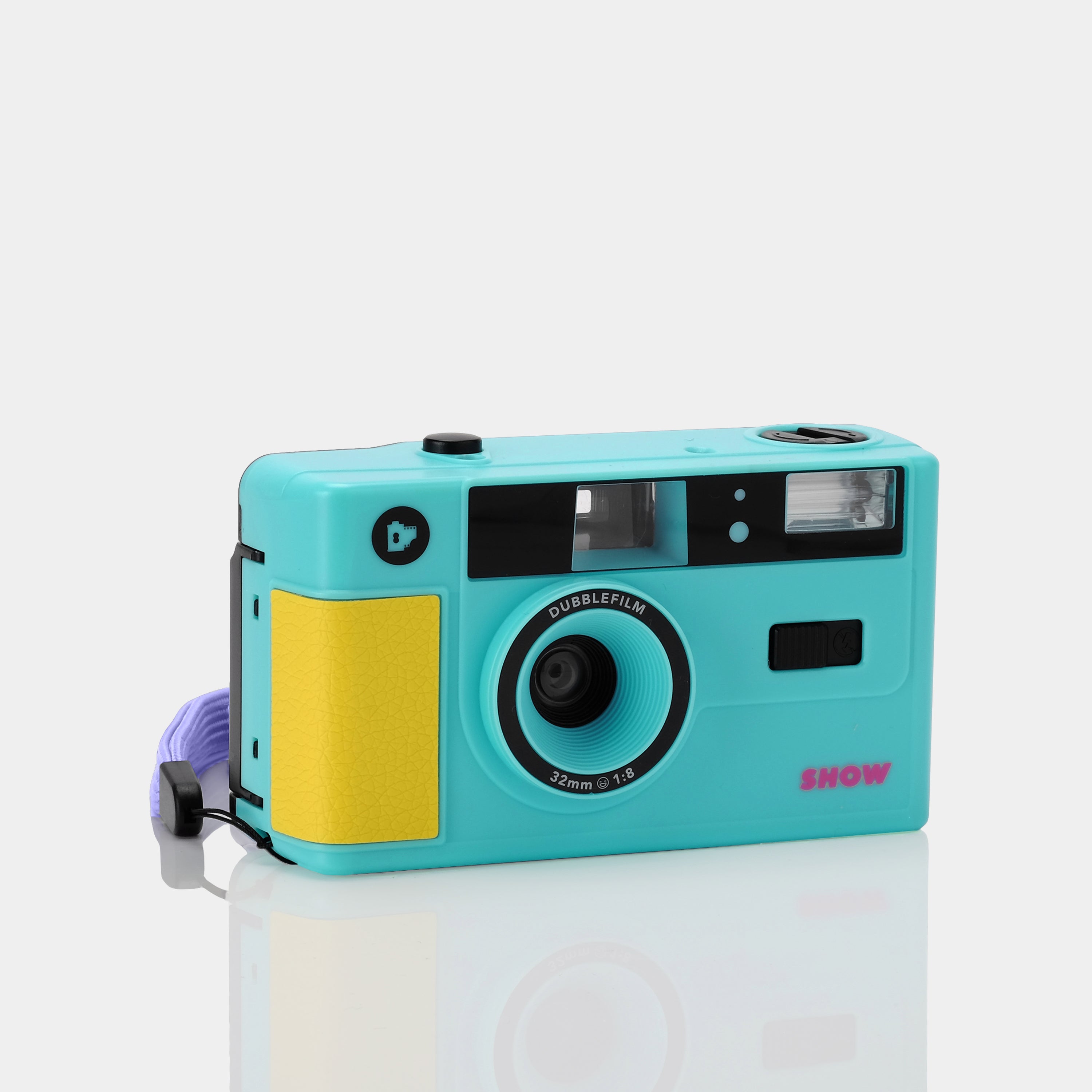 Dubblefilm SHOW Blue 35mm Point and Shoot Film Camera