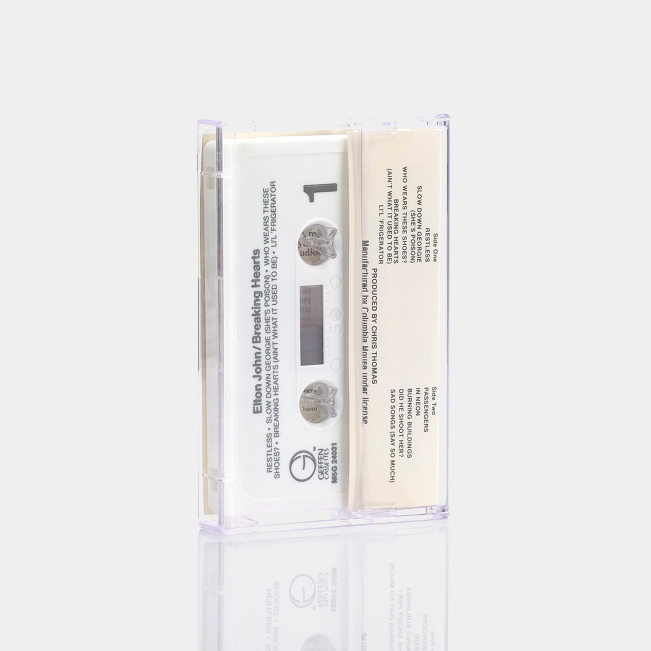 Elton John - Breaking Hearts Cassette Tape