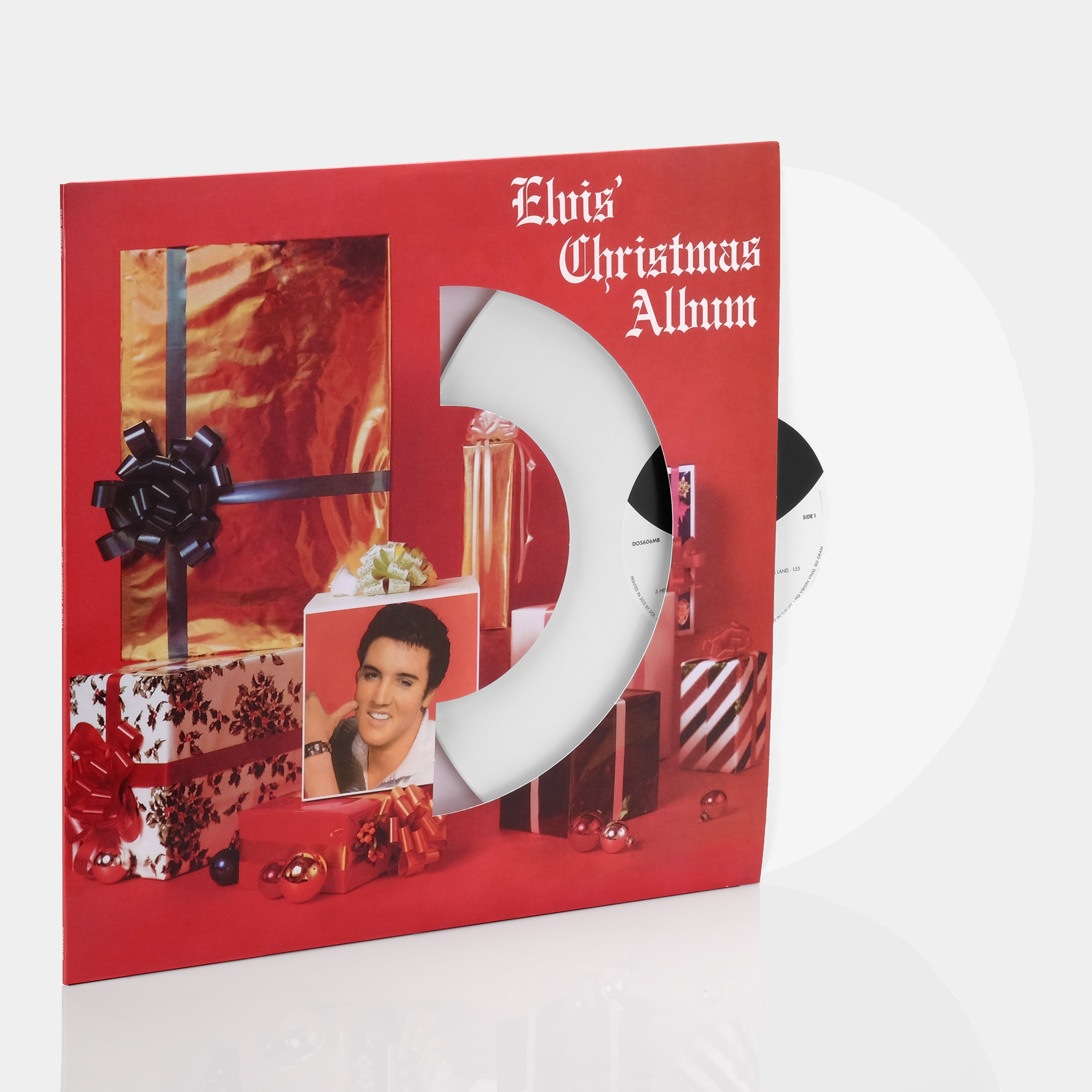Elvis Presley - Elvis' Christmas Album LP White Vinyl Record