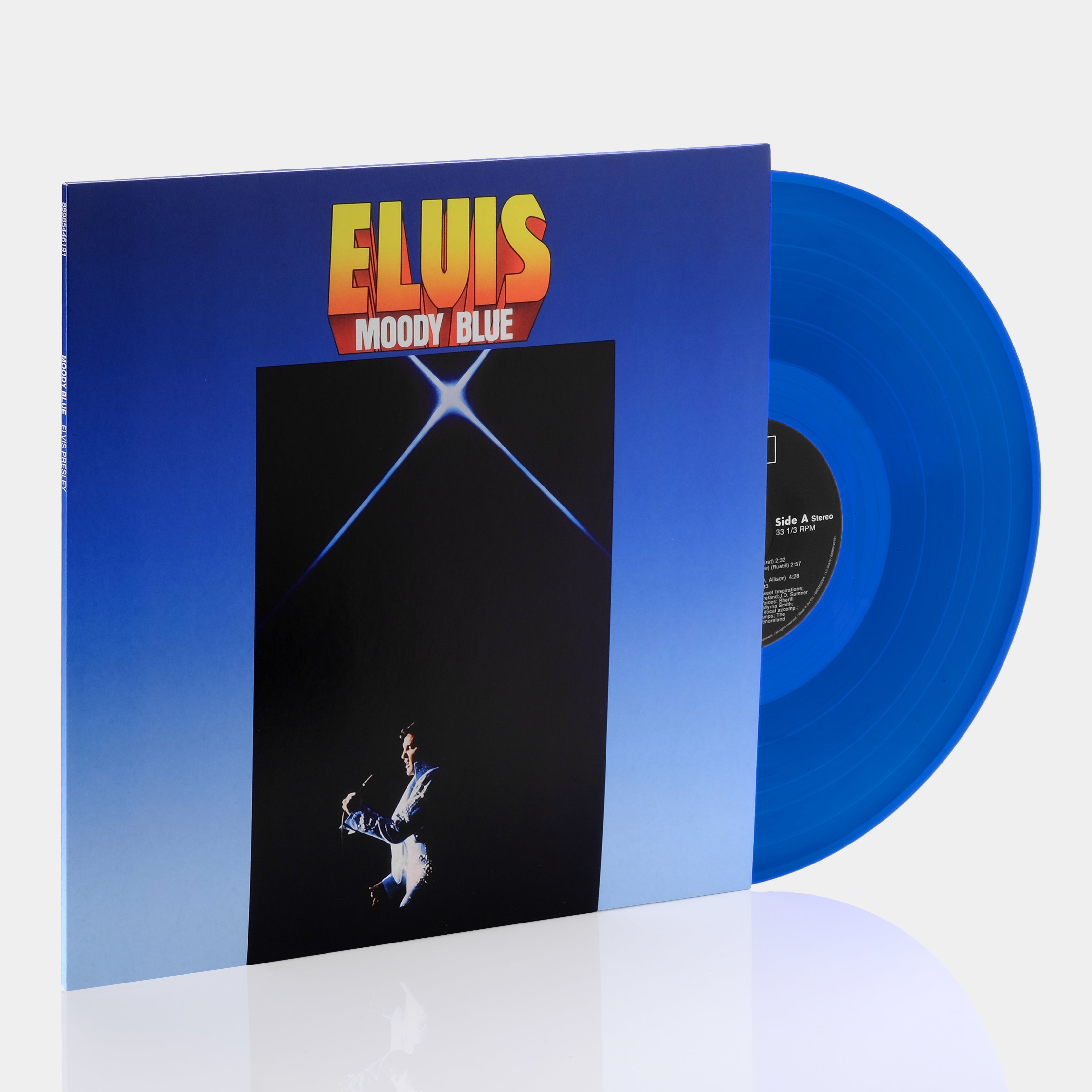 Elvis Presley - Moody Blue LP Blue Translucent Vinyl Record