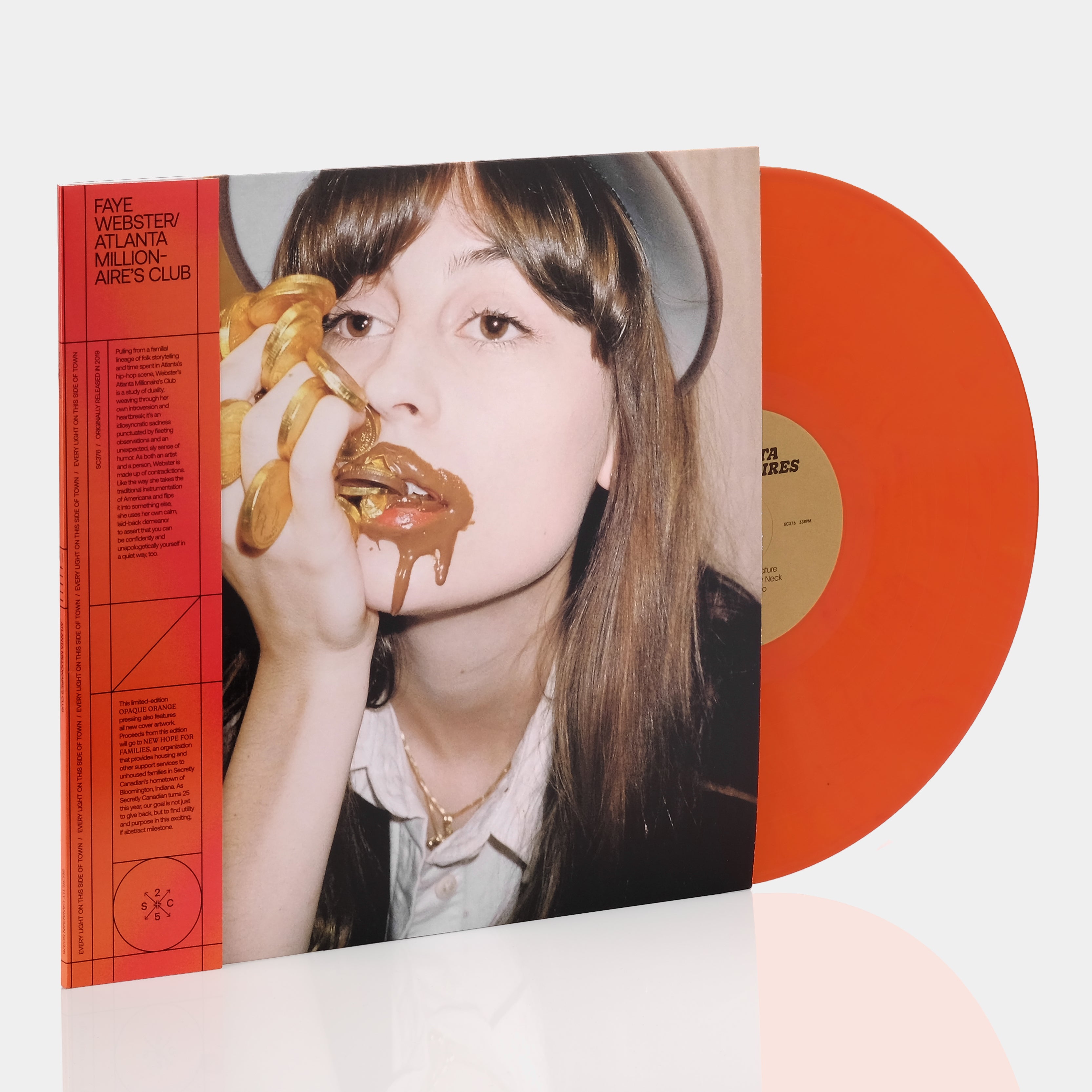 Faye Webster - Atlanta Millionaires Club LP Opaque Orange Vinyl Record