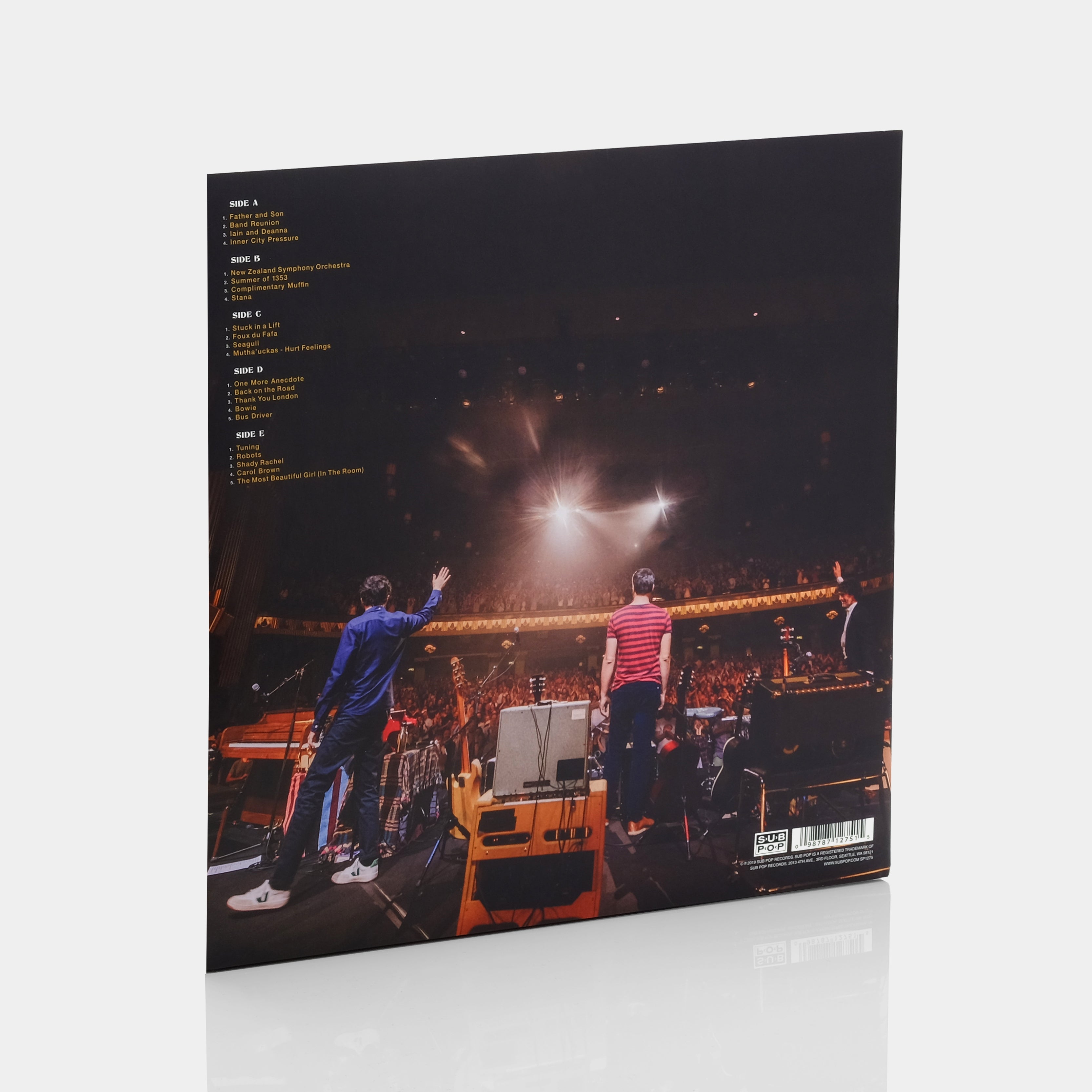 Flight Of The Conchords - Live In London (Loser Edition) 3xLP Clear With Yellow & Blue Smoke Vinyl Record