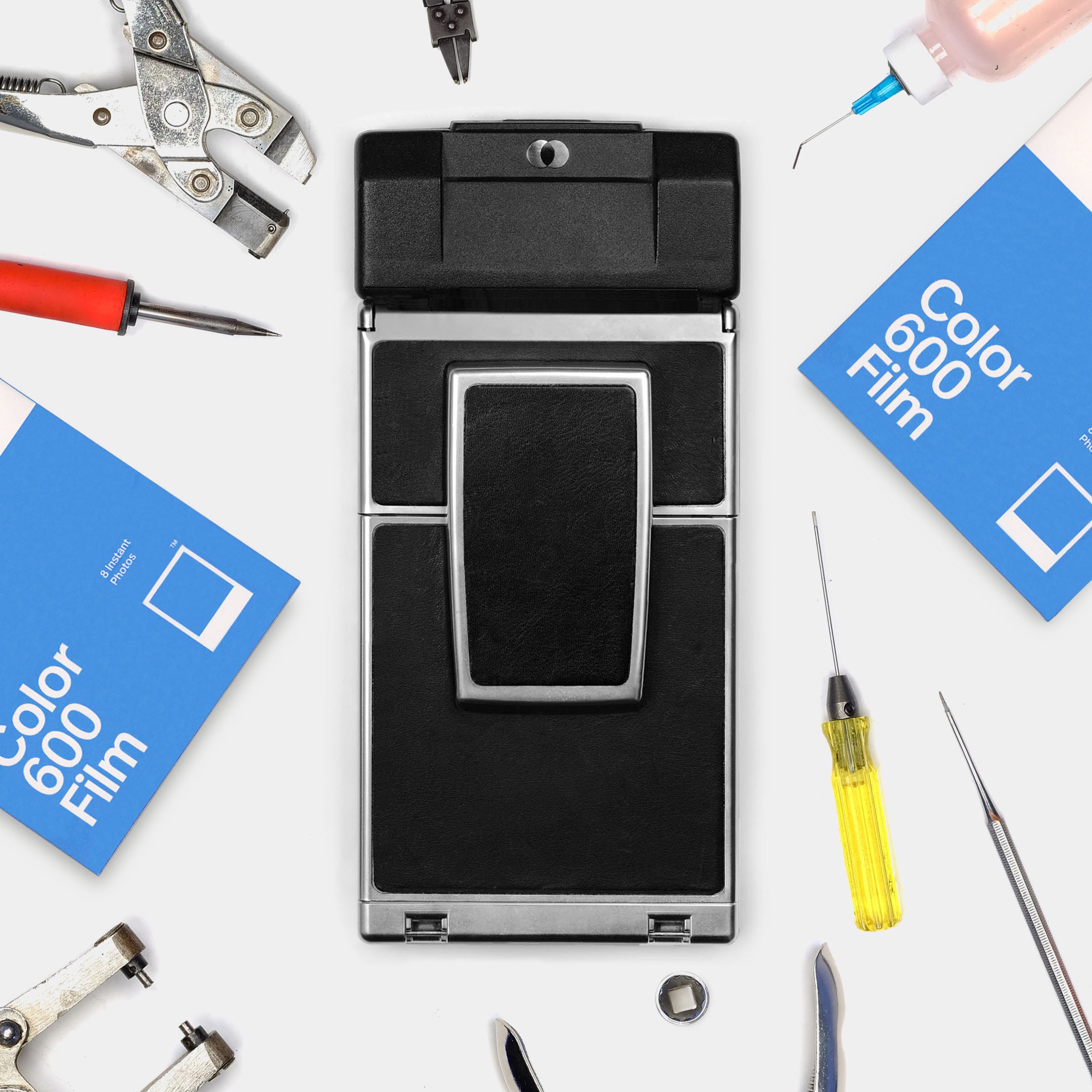 Polaroid Sonar Autofocus SX-70 to 600 Film Conversion with Repair Service