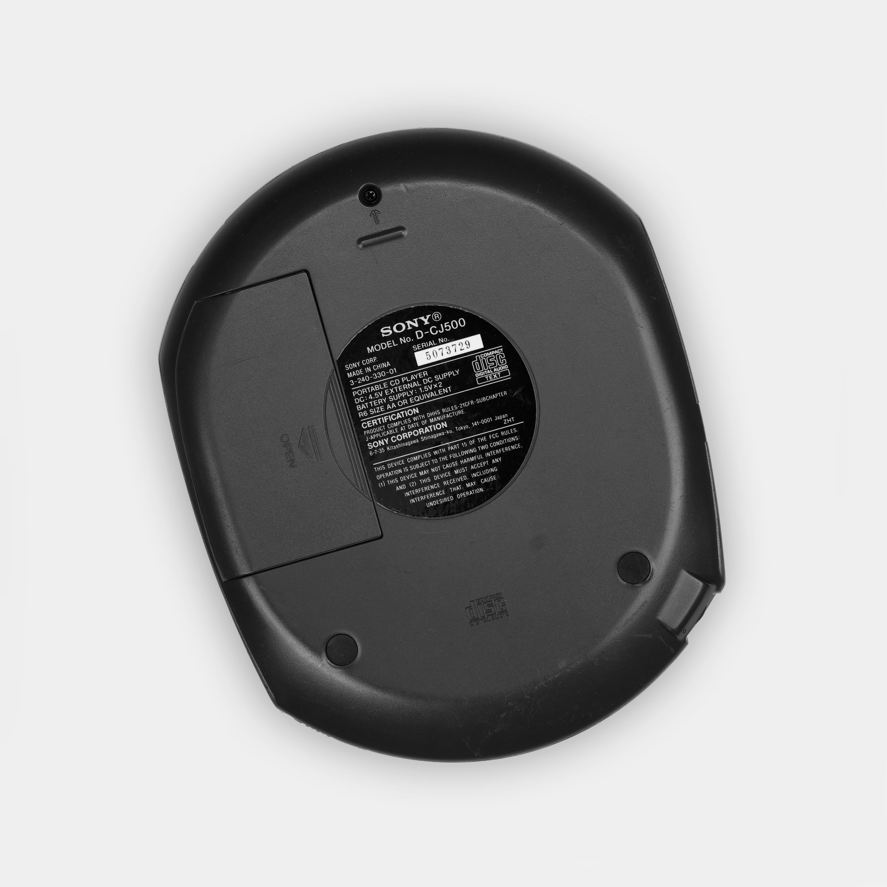 Sony Walkman D-CJ500 Blue Portable CD Player