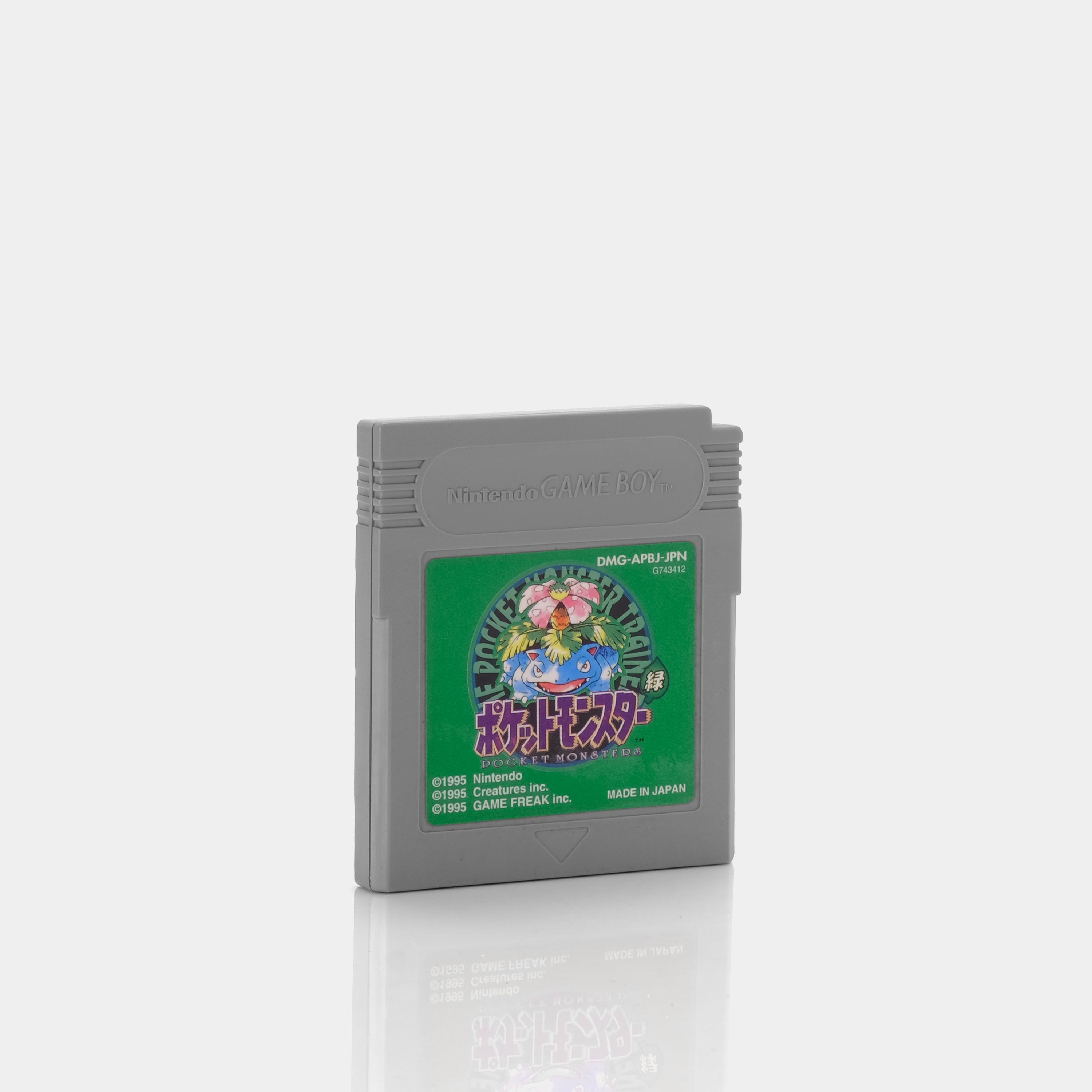 Pokémon Green ポケットモンスター 緑 (Japanese Version) Game Boy Game