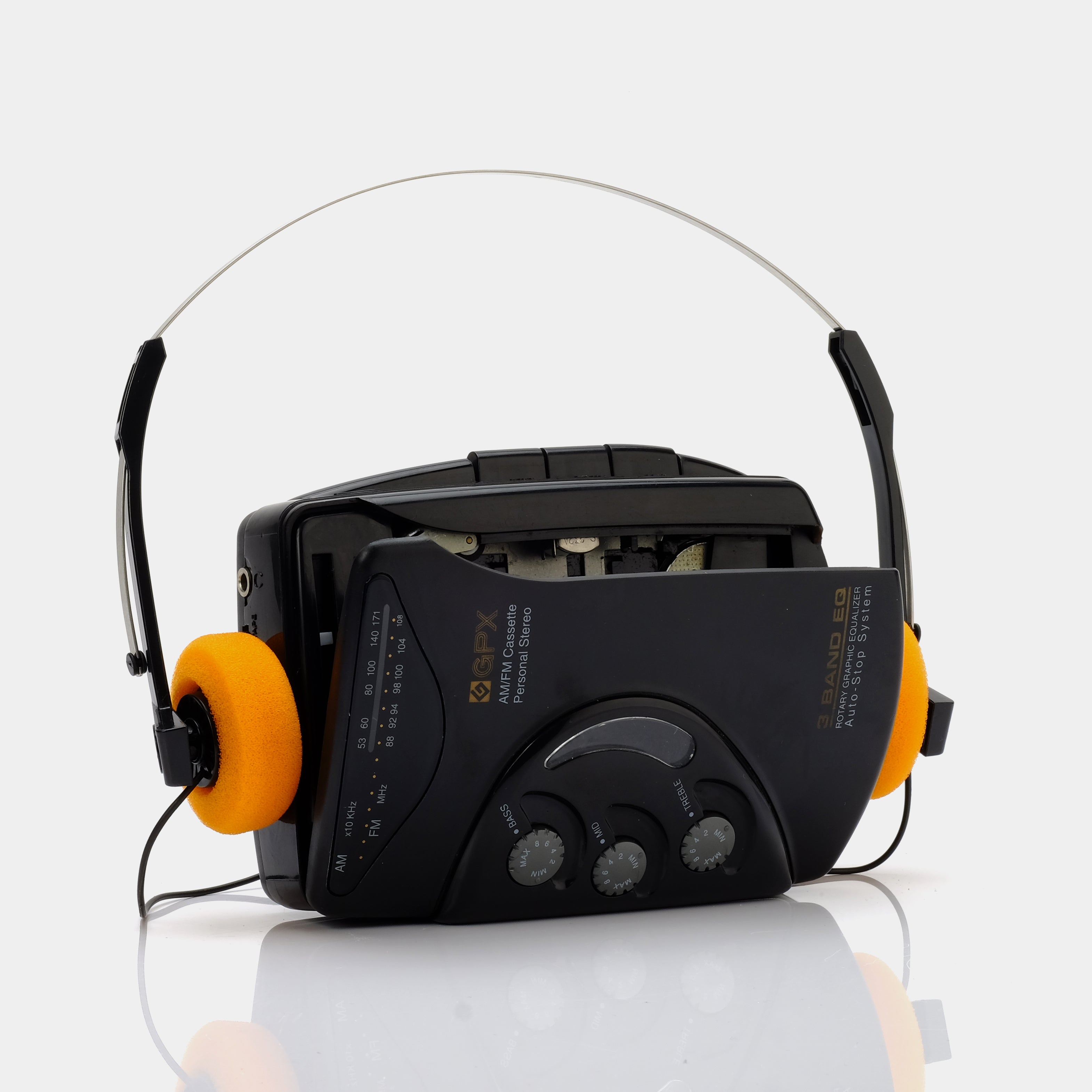 GPX C3124M Equalizer AM/FM Portable Cassette Player