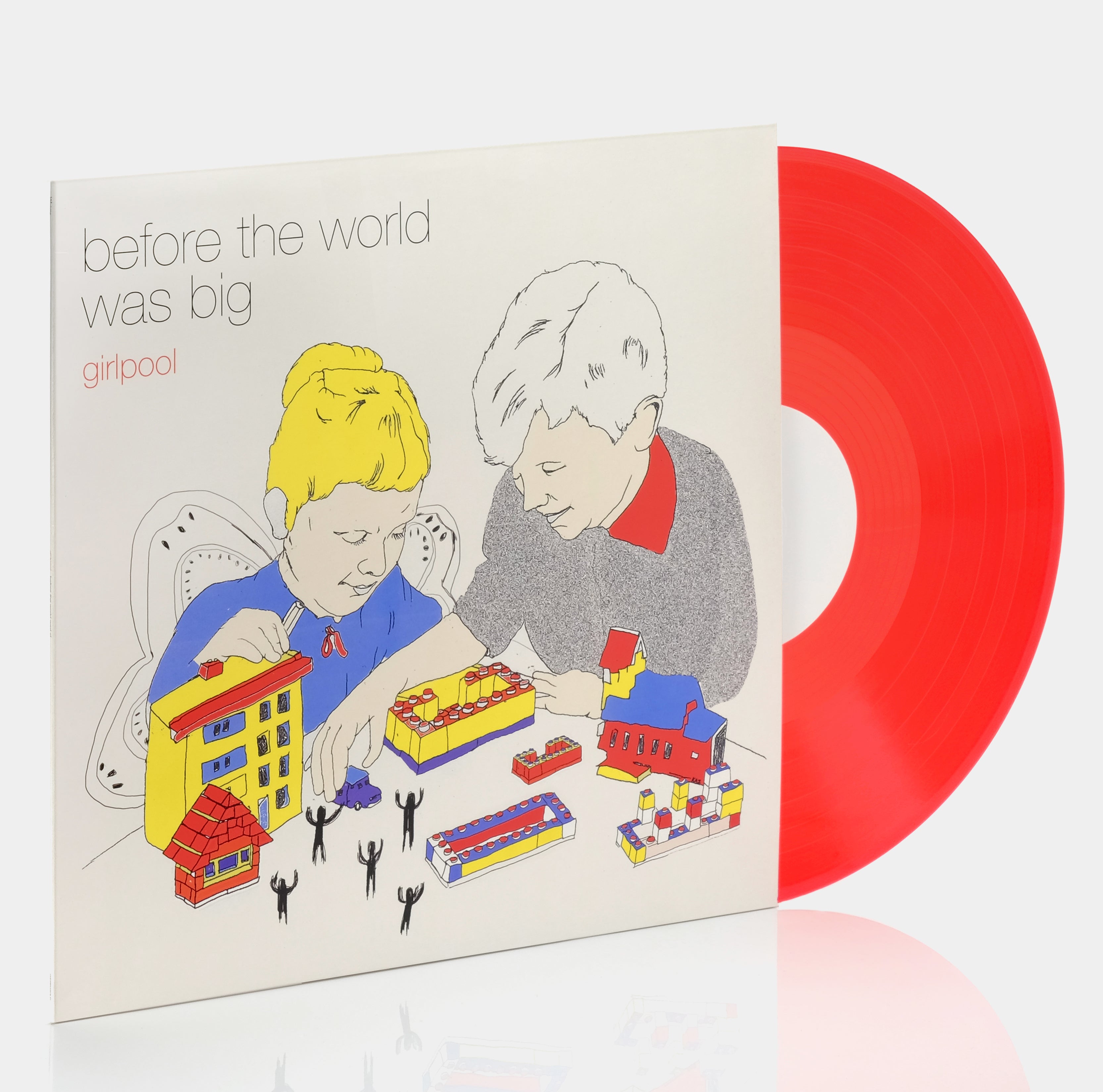 Girlpool - Before the World Was Big LP Translucent Red Vinyl Record