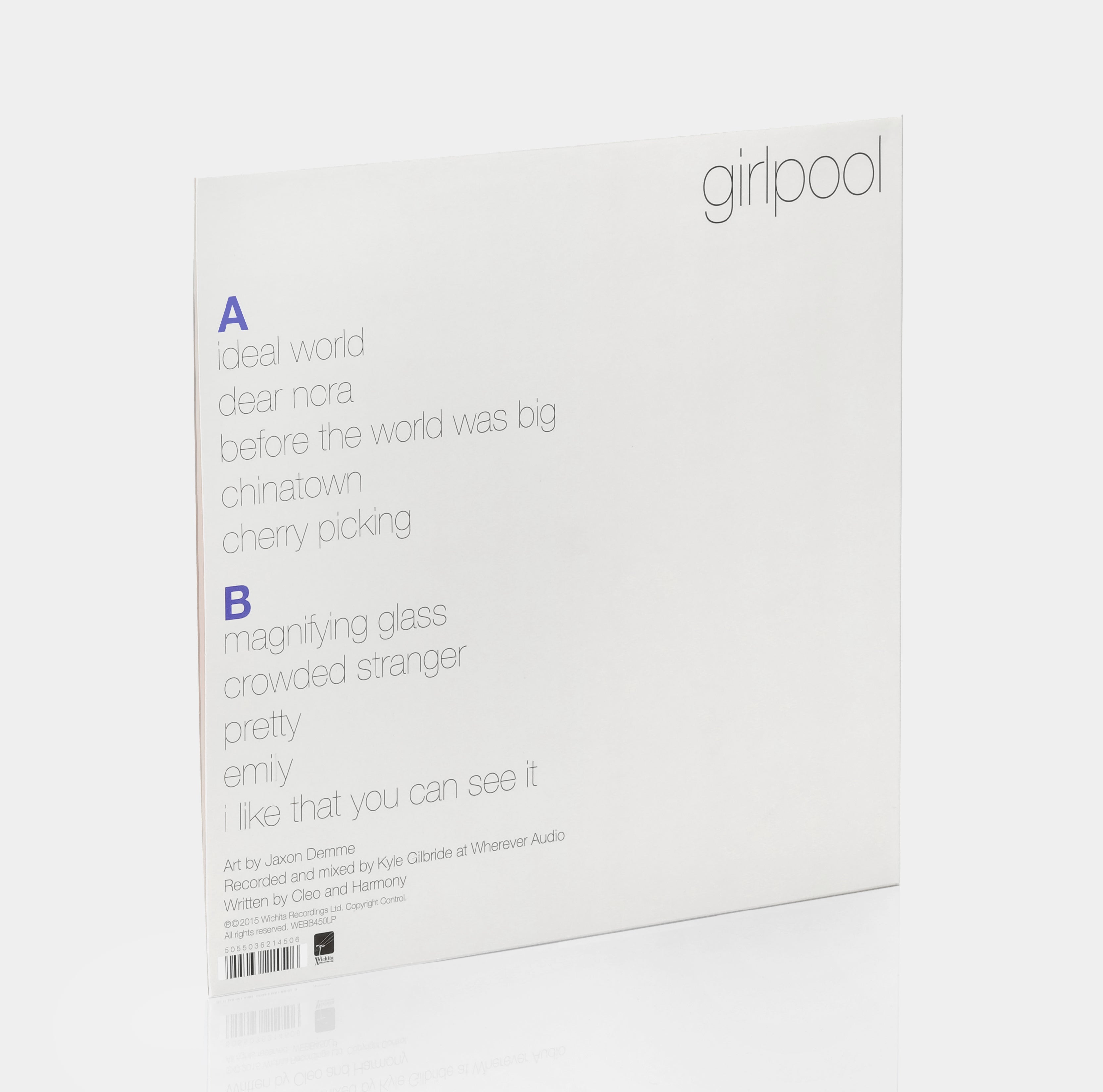 Girlpool - Before the World Was Big LP Translucent Red Vinyl Record