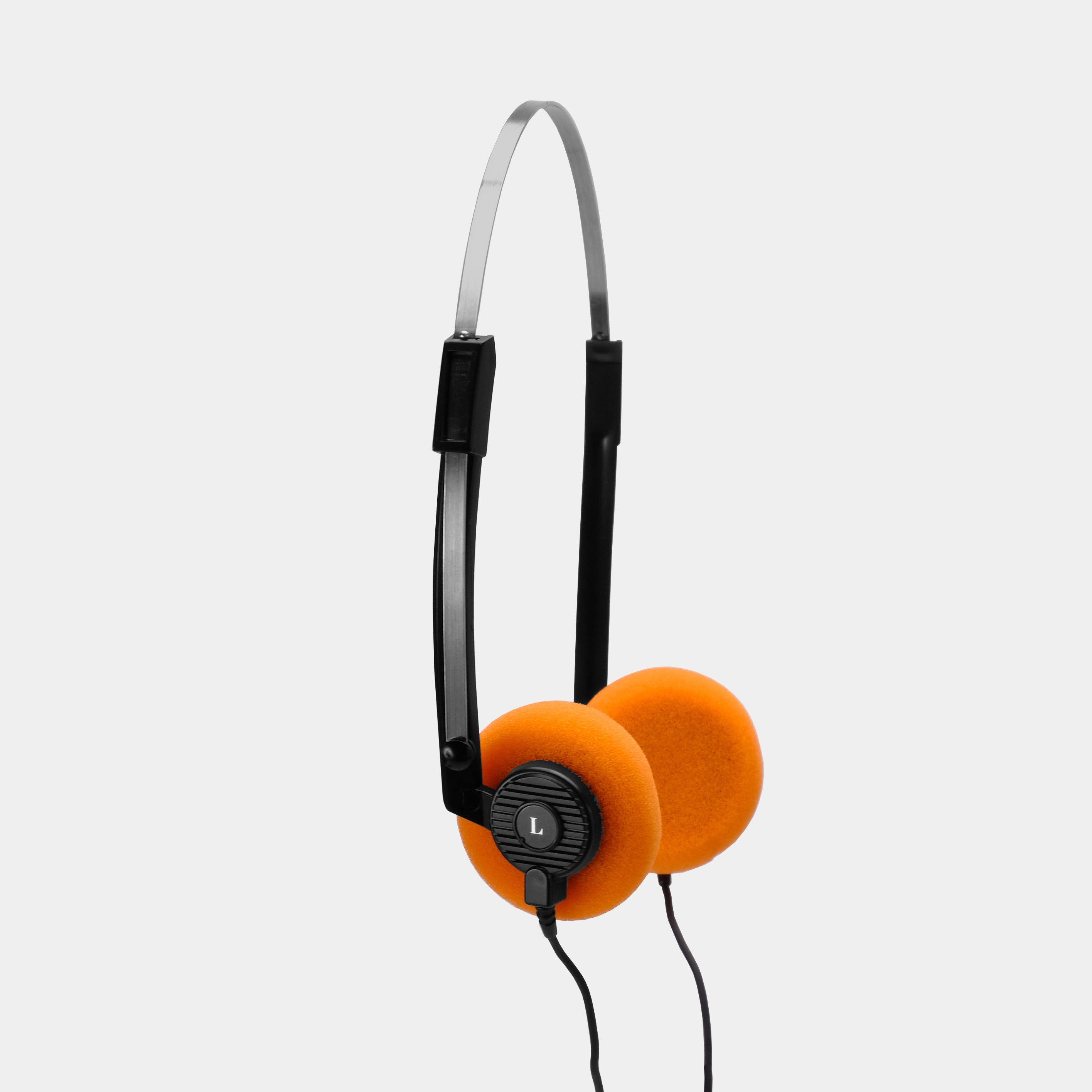 Vintage Orange On-Ear Headphones