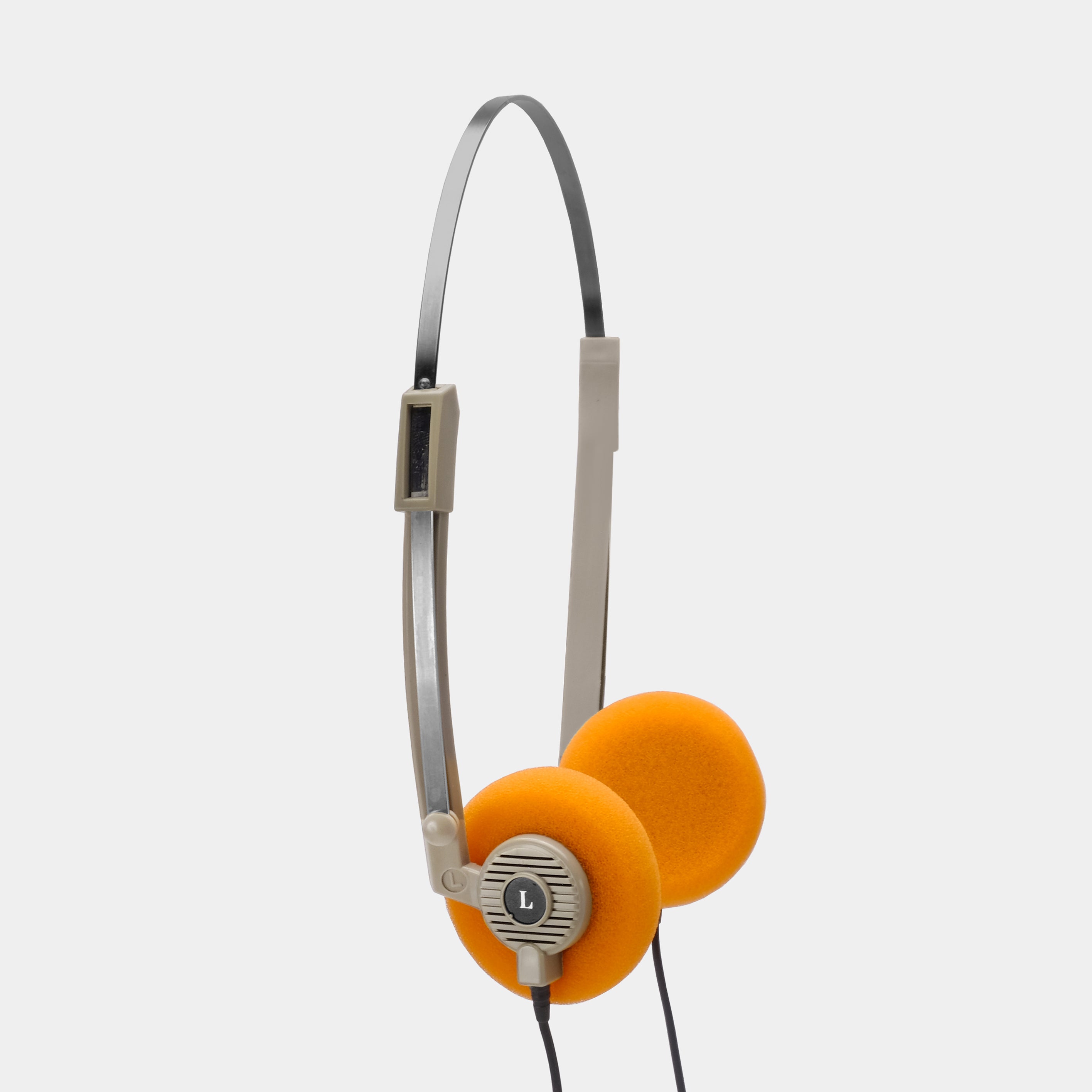 Beige On-Ear Headphones