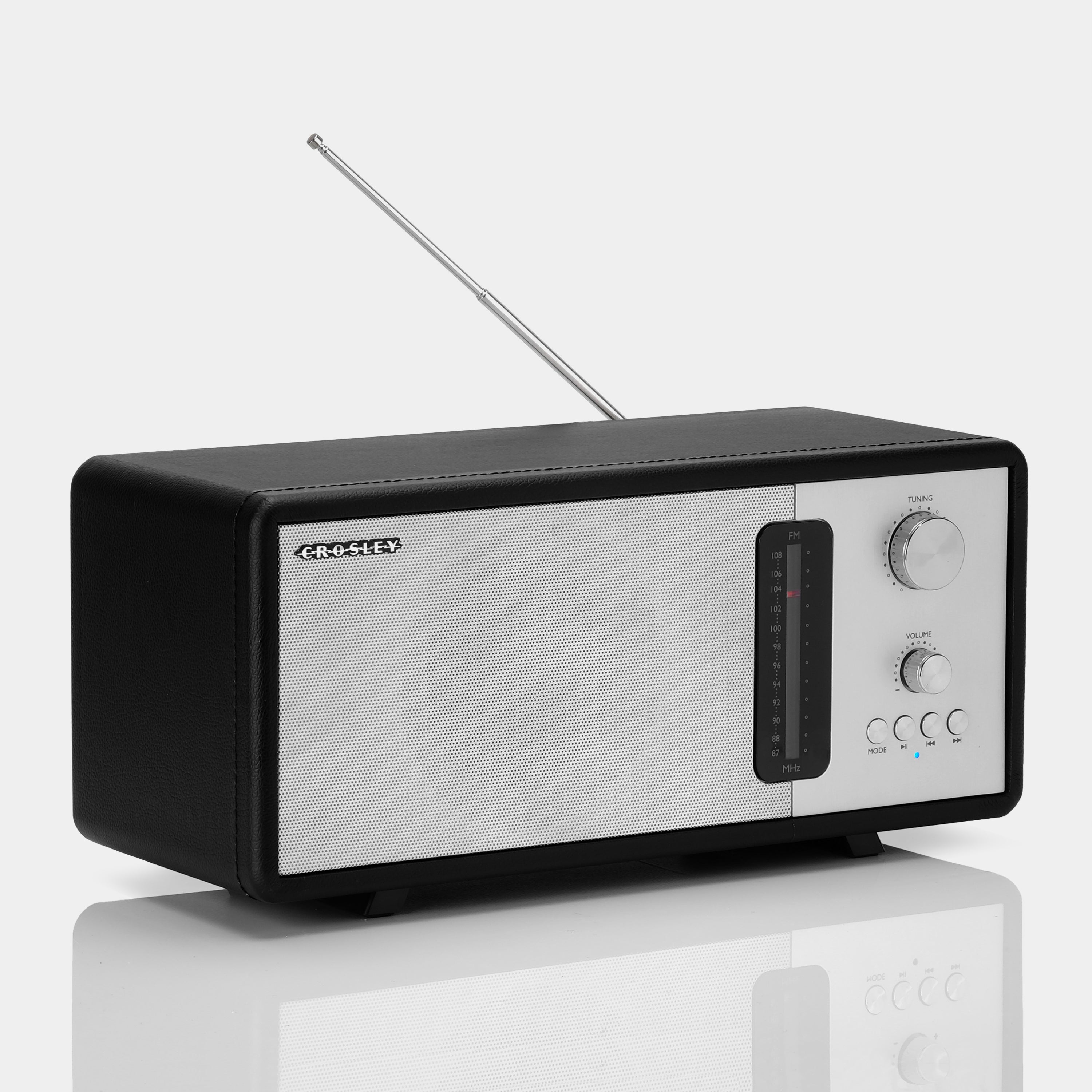 Crosley Harmony Black FM Radio with Bluetooth