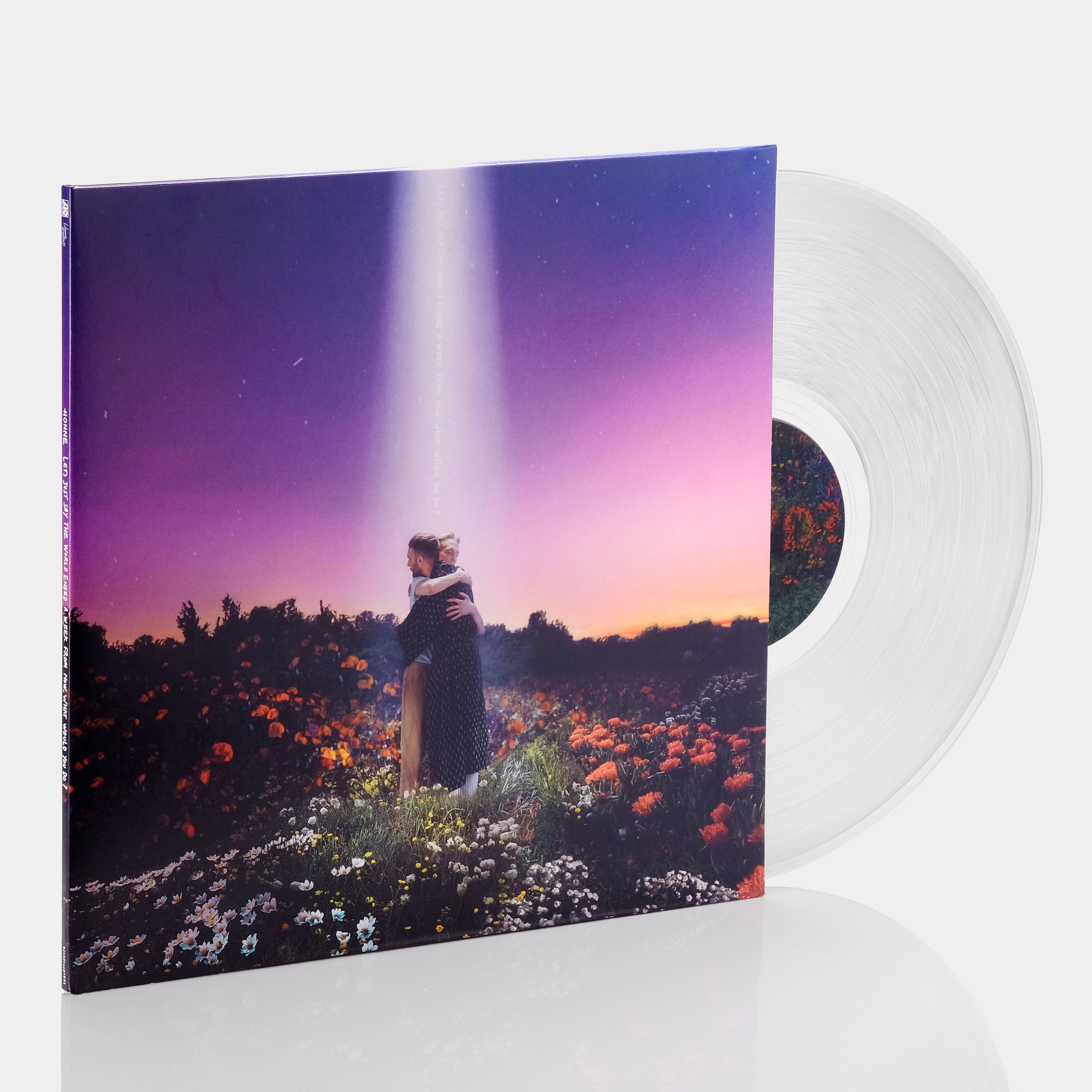 Honne - Let's Just Say The World Ended A Week From Now, What Would You Do? LP Crystal Clear Vinyl Record
