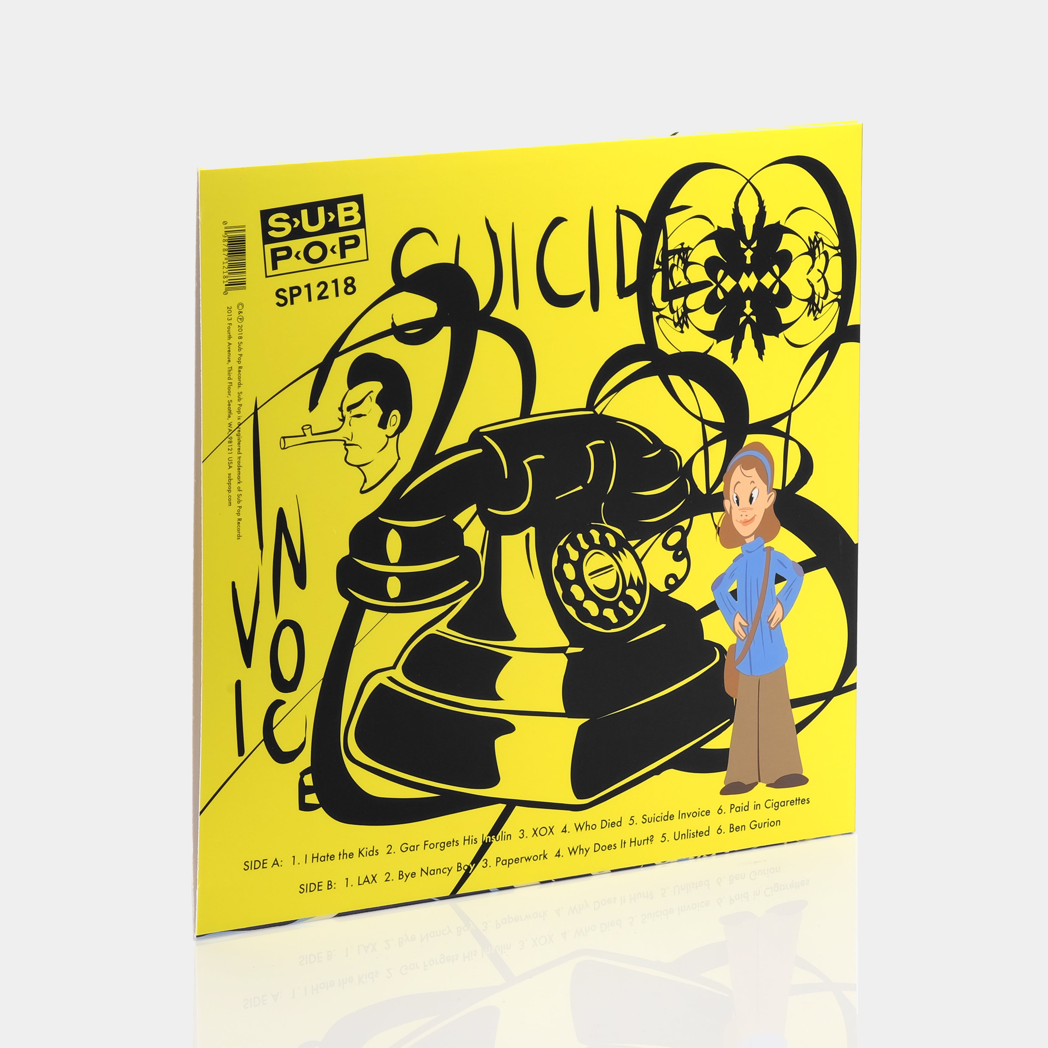 Hot Snakes - Suicide Invoice LP Yellow Vinyl Record