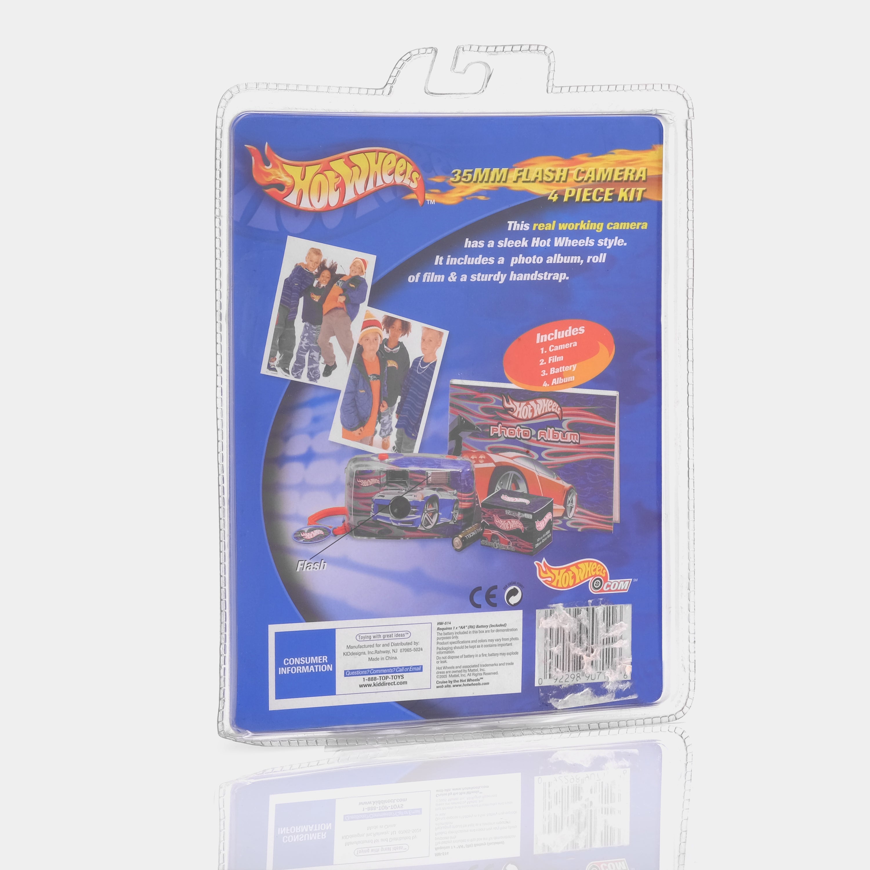 Hot Wheels 35mm Point and Shoot Film Camera With Flash (New In Packaging)