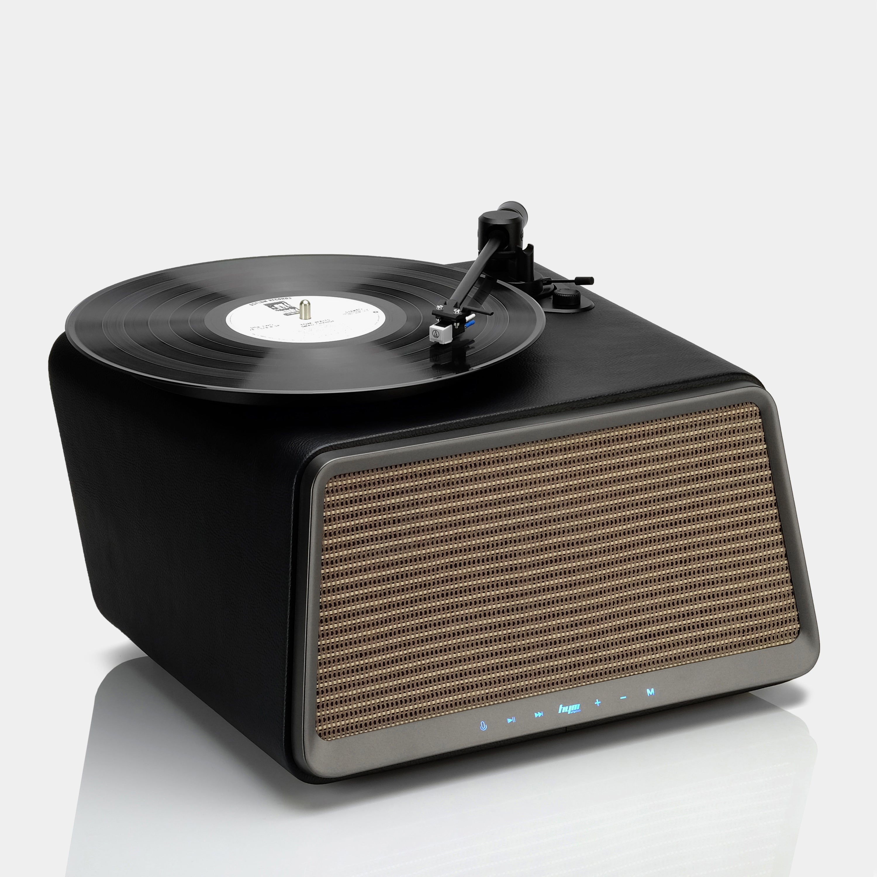 HYM Originals SEED Black Leather Turntable