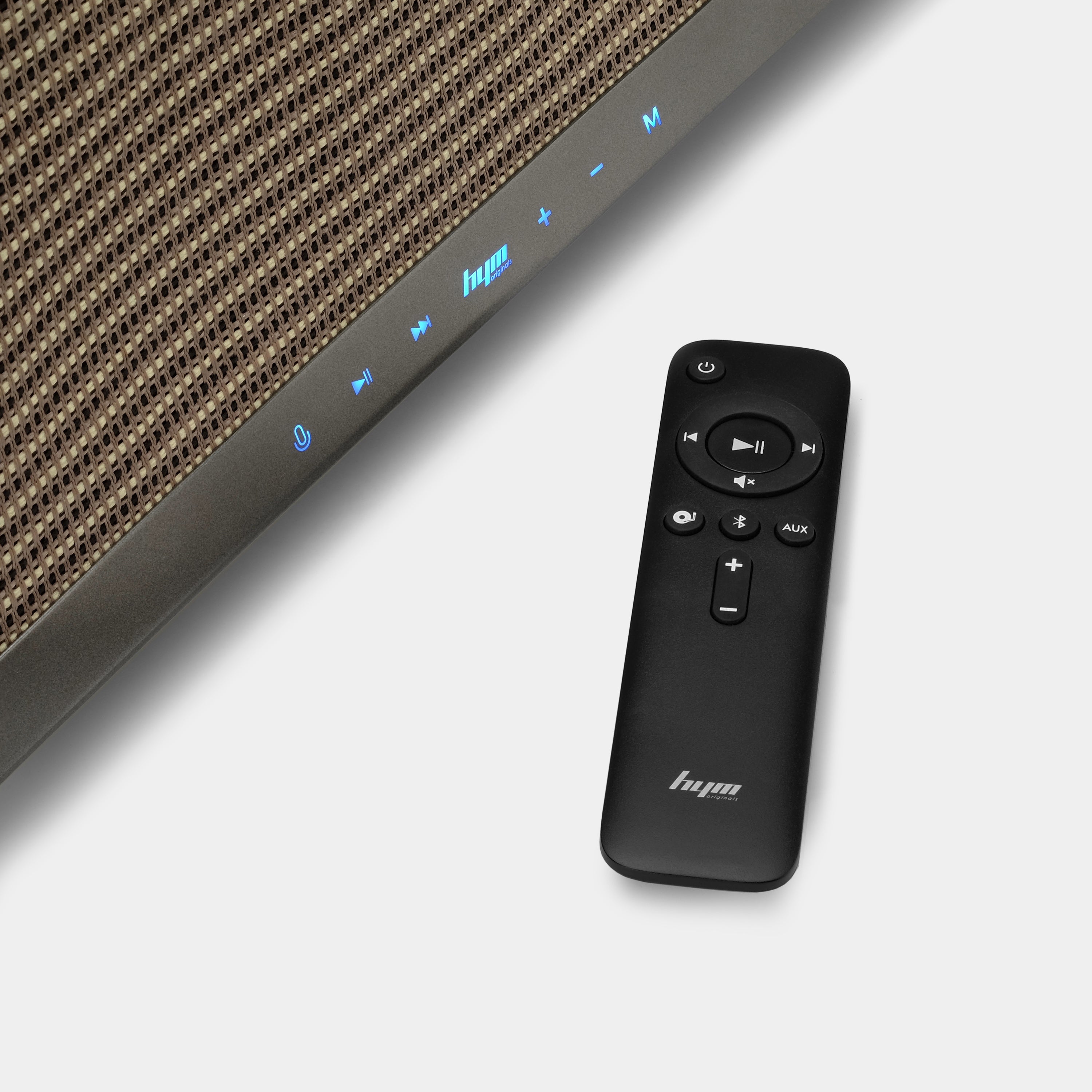 HYM Originals SEED Black Leather Turntable